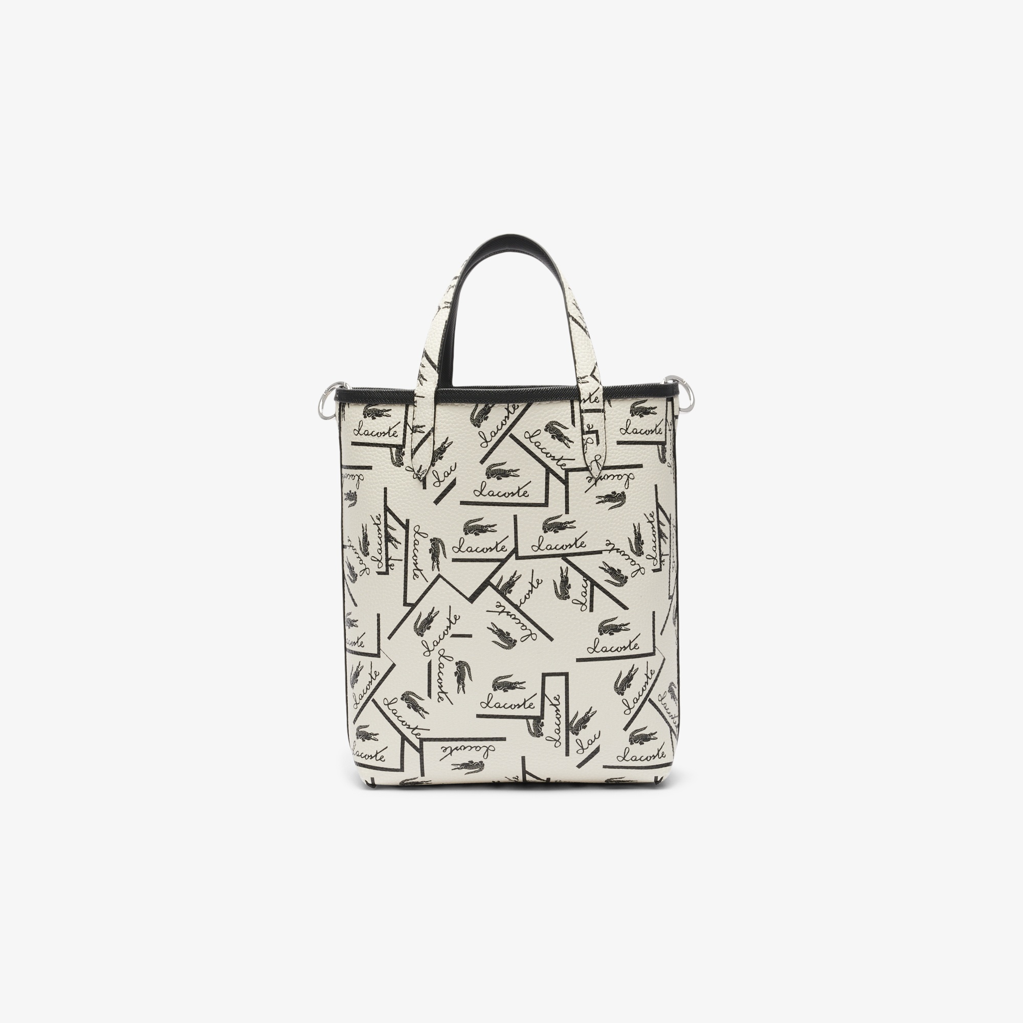 Lacoste Anna Kadın Çift Taraflı Siyah Omuz Çantası