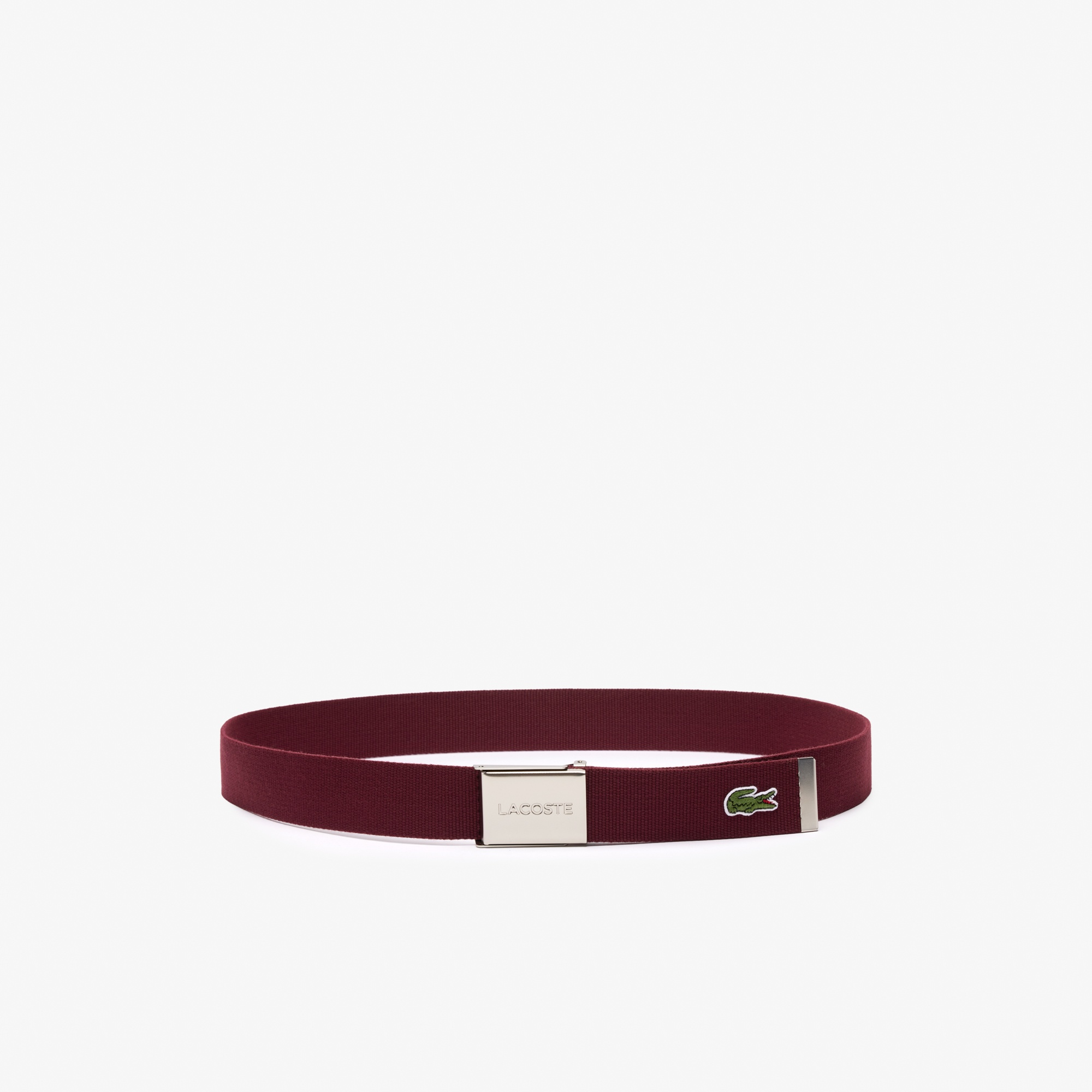 Lacoste L.12.12 Erkek Bordo Kemer