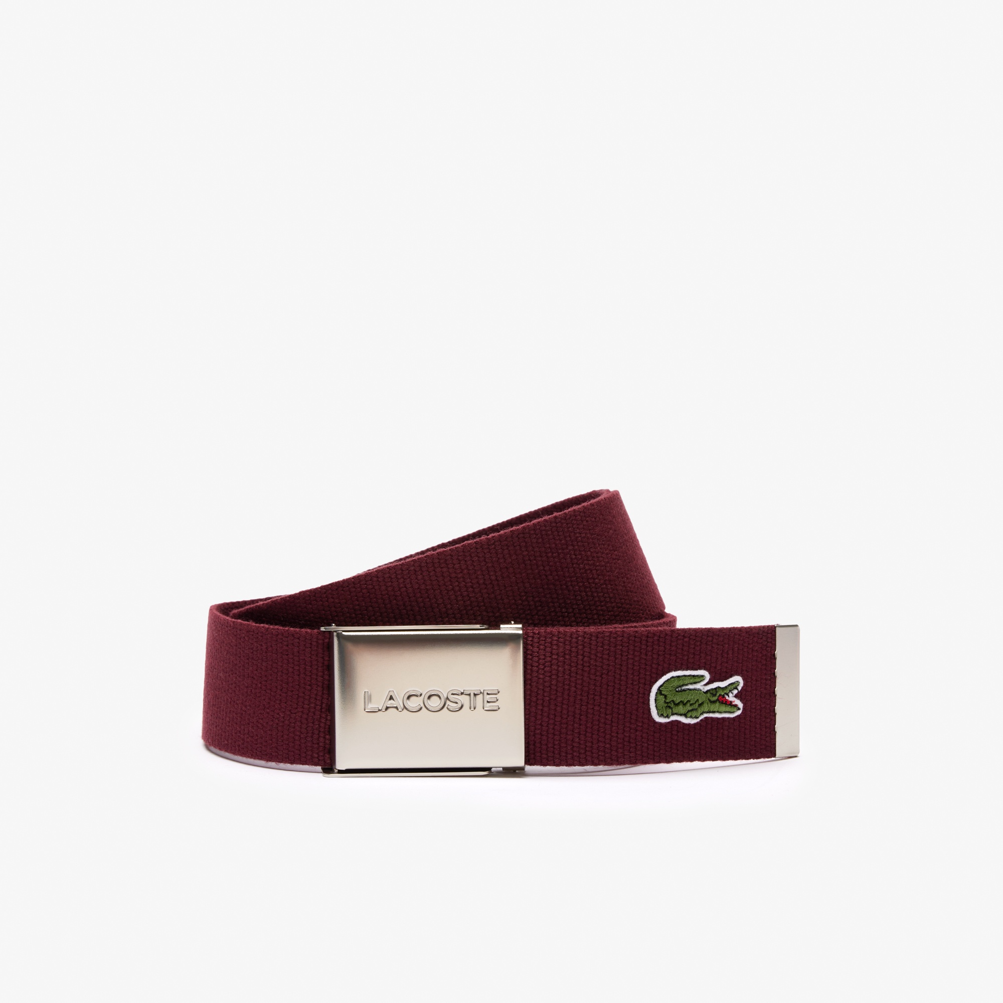 Lacoste L.12.12 Erkek Bordo Kemer