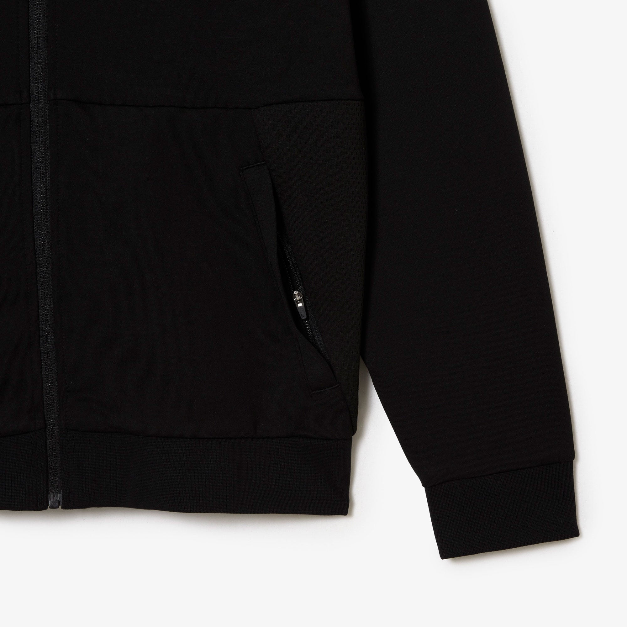 Lacoste Erkek Classic Fit Kapüşonlu Siyah Sweatshirt