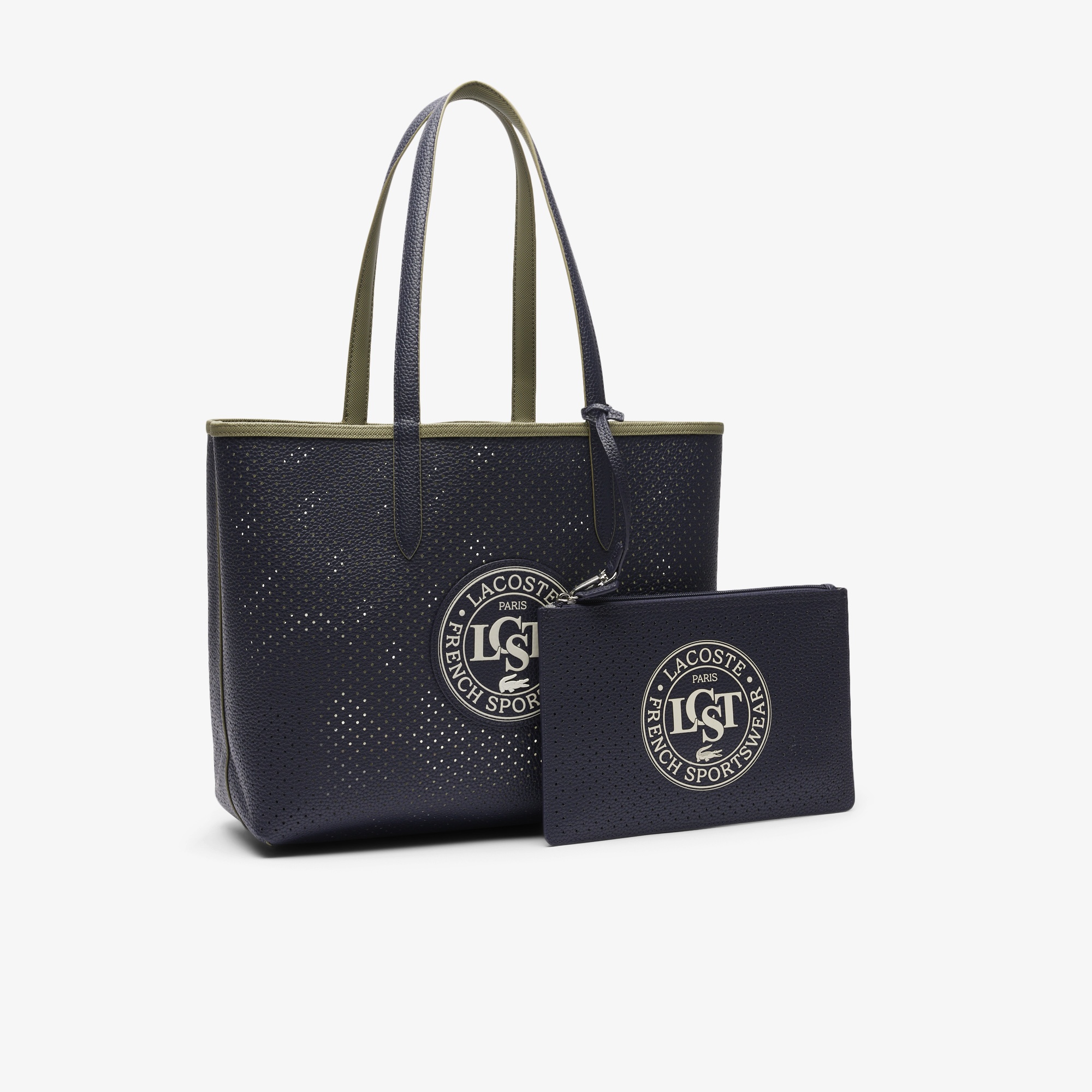 Lacoste Anna Kadın Çift Taraflı Haki Omuz Çantası