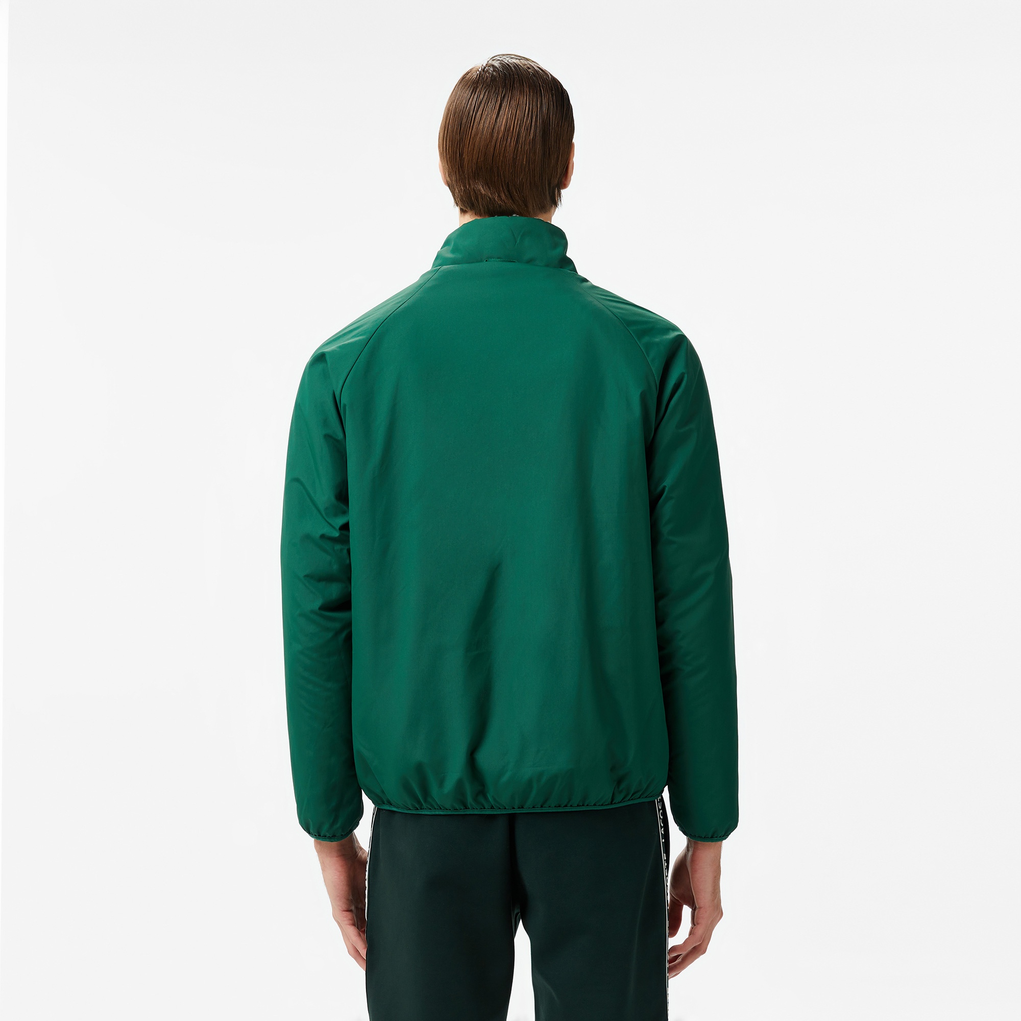 Lacoste Erkek Renk Bloklu Beyaz Ceket