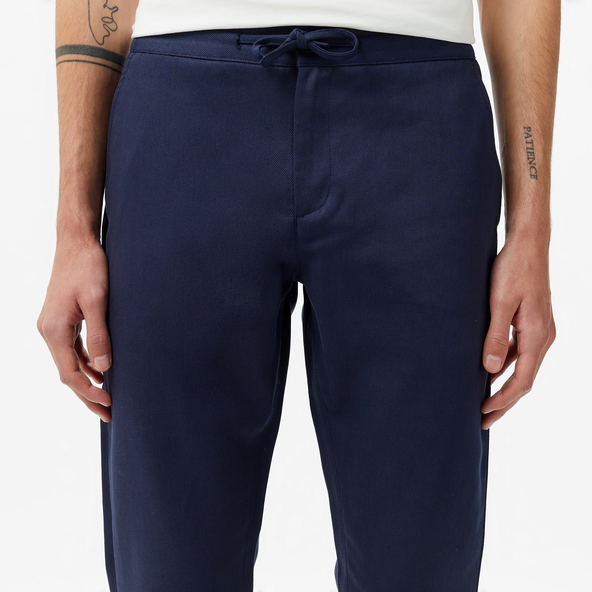 Lacoste Erkek Straight Fit Chino Lacivert Pantolon