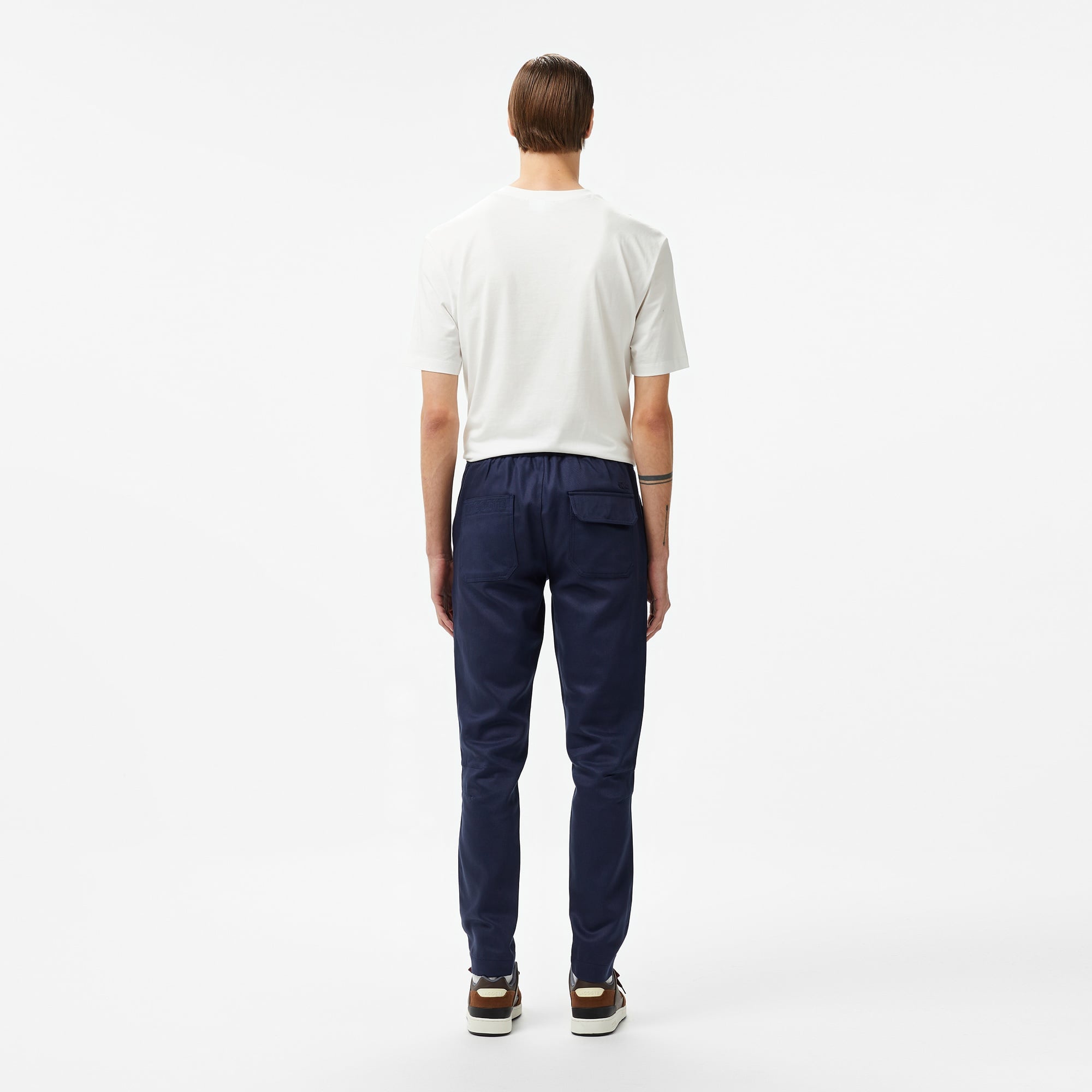 Lacoste Erkek Straight Fit Chino Lacivert Pantolon