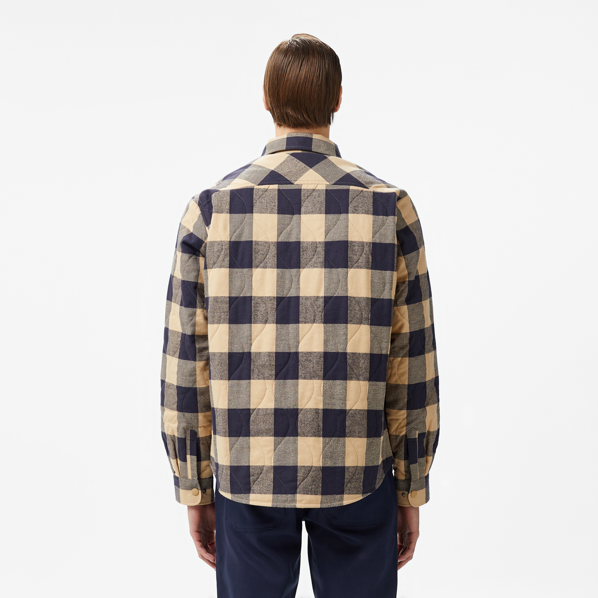 Lacoste Erkek Relaxed Fit Ekose Kahverengi Gömlek