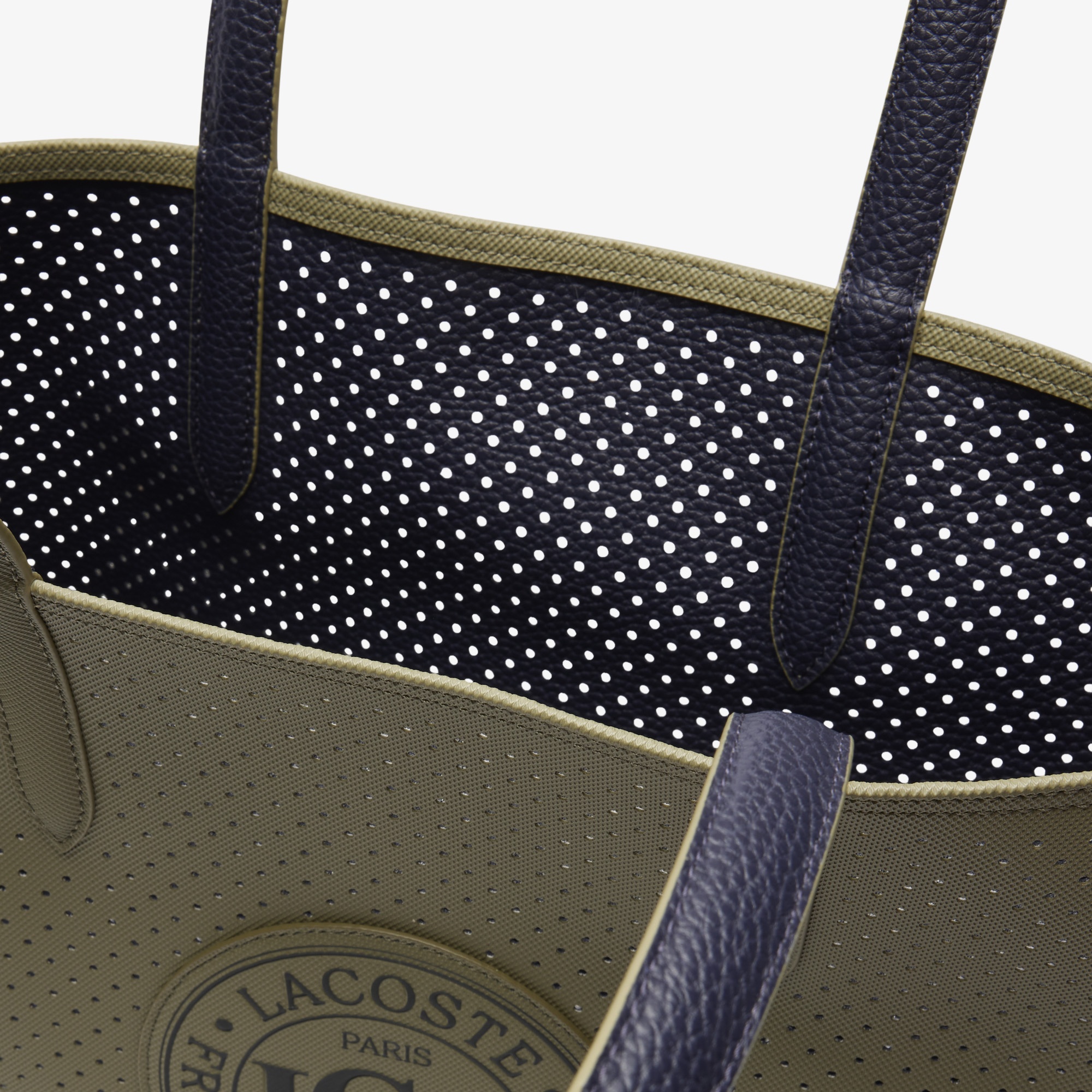 Lacoste Anna Kadın Çift Taraflı Haki Omuz Çantası