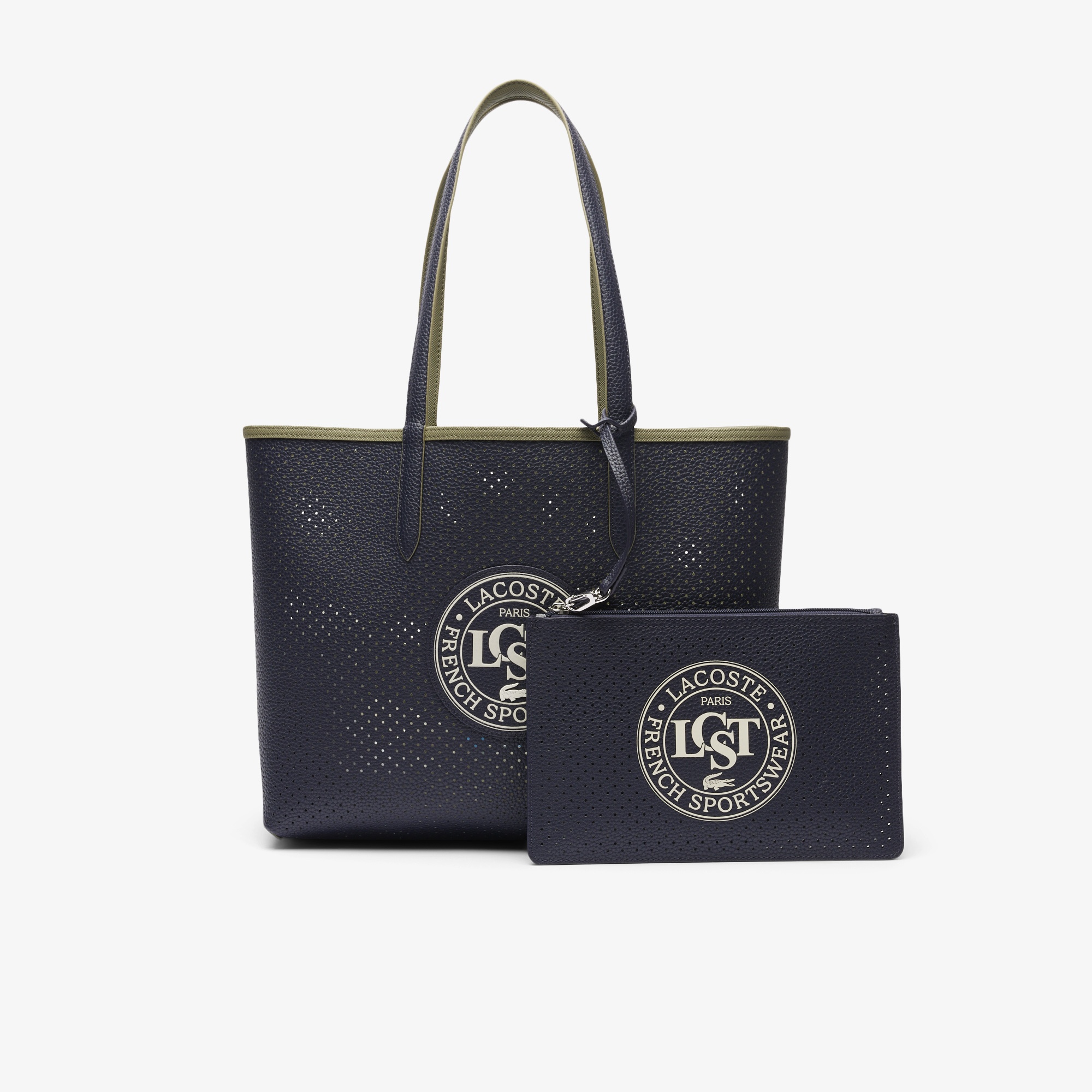 Lacoste Anna Kadın Çift Taraflı Haki Omuz Çantası