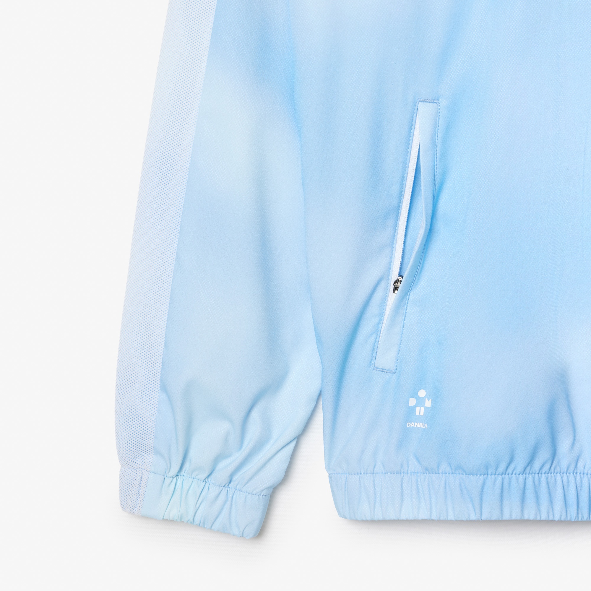 Lacoste x DANIIL MEDVEDEV Erkek Regular Fit Dik Yaka Desenli Mavi Eşofman Takımı