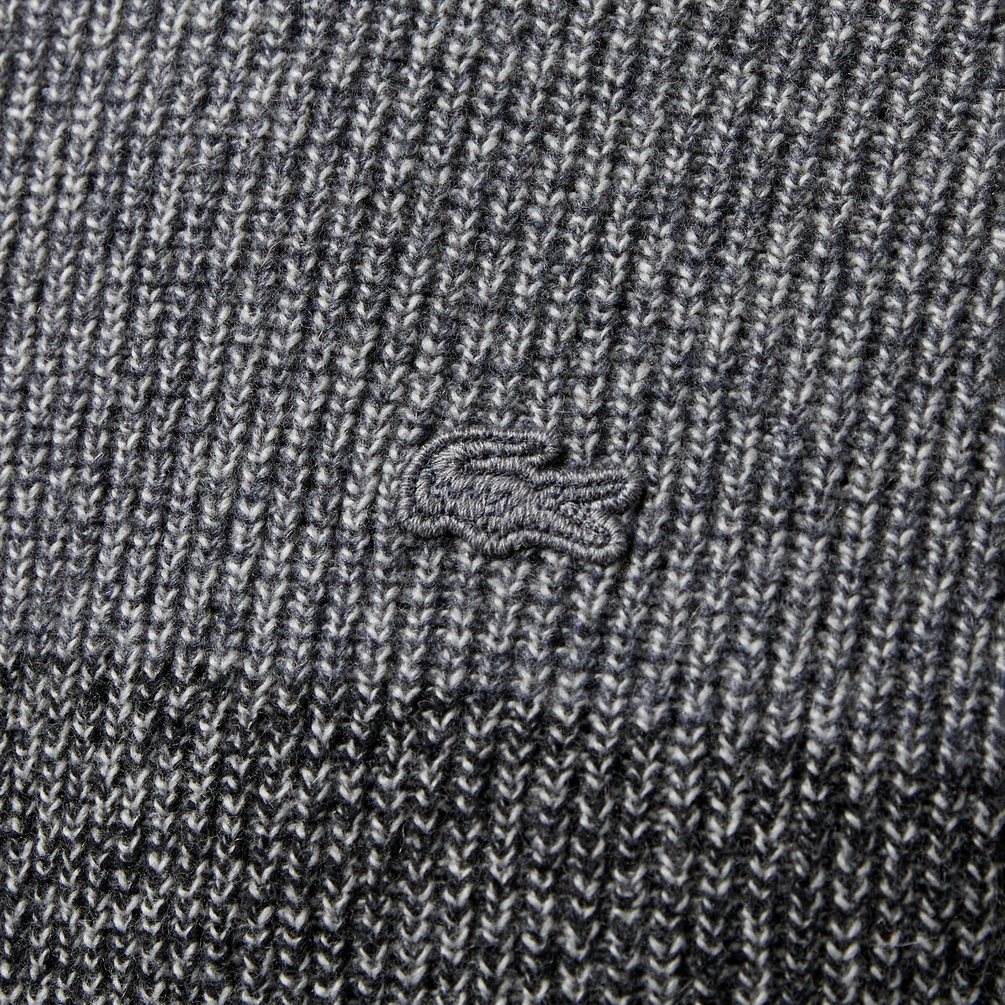 Lacoste Erkek Relaxed Fit Bisiklet Yaka Renk Bloklu Gri Kazak