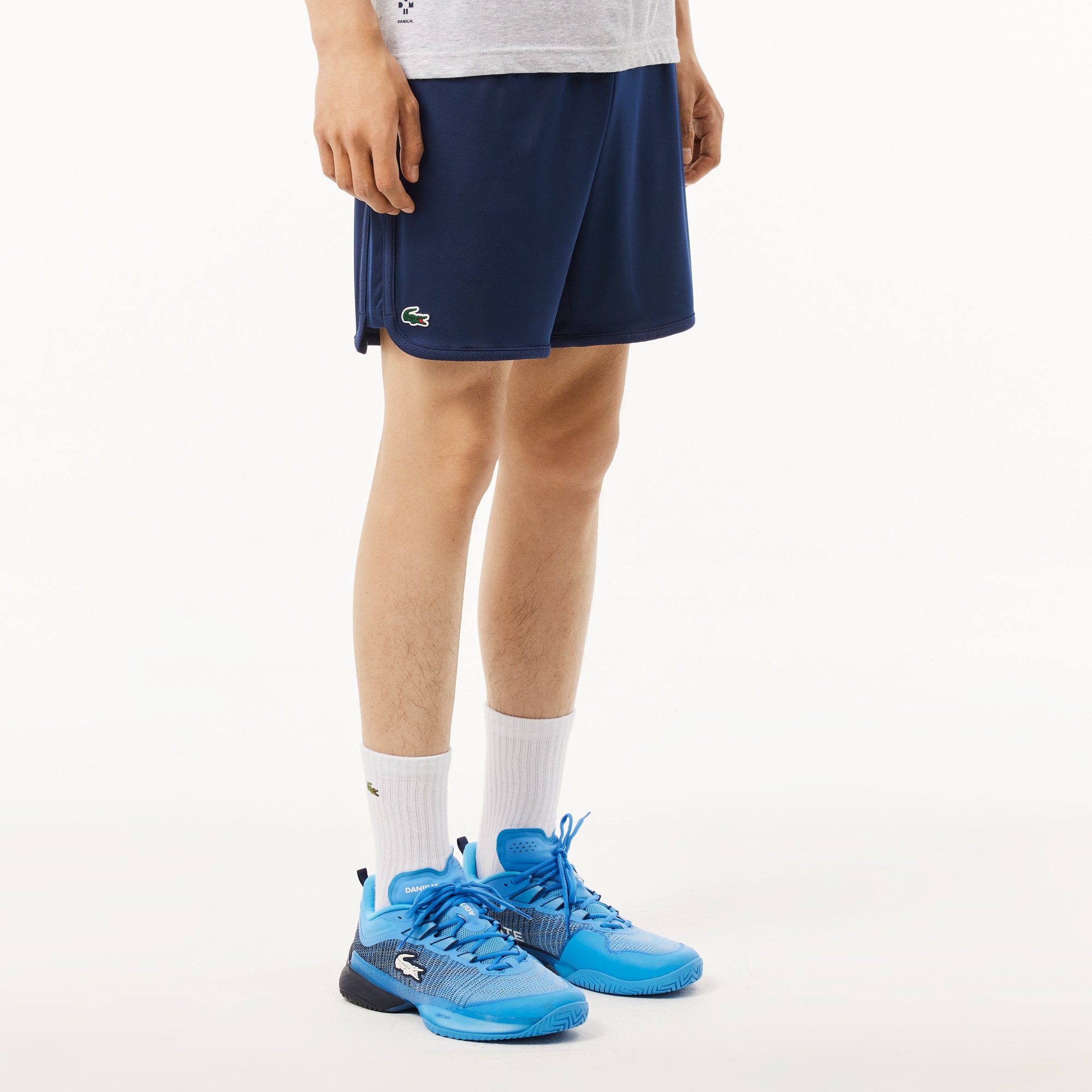 Lacoste x DANIIL MEDVEDEV Erkek Regular Fit Lacivert Şort