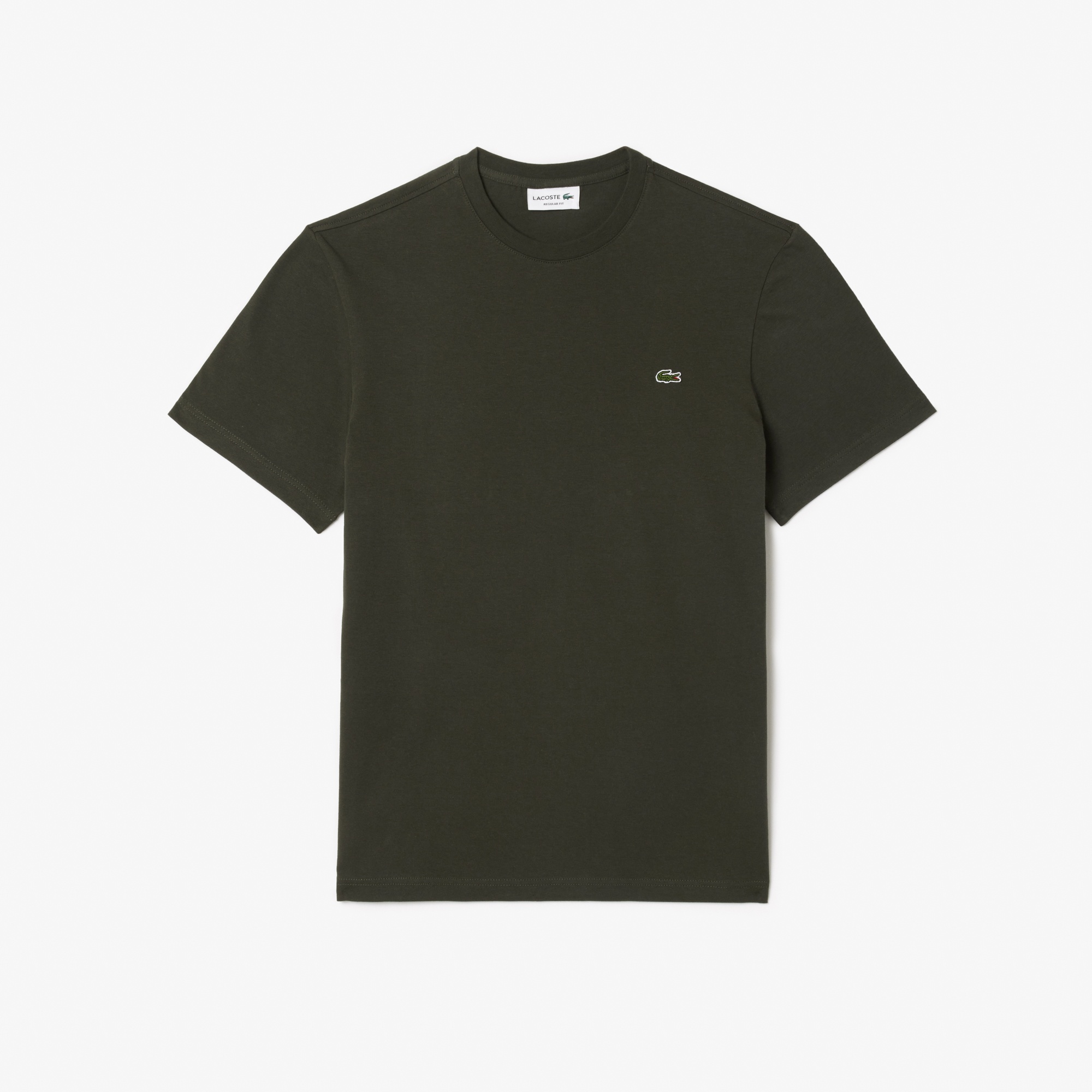 Lacoste Erkek Regular Fit Bisiklet Yaka Yeşil T-Shirt