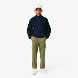 Çocuk Uzun Kollu Boğazlı Yaka Lacivert T-Shirt Lacivert