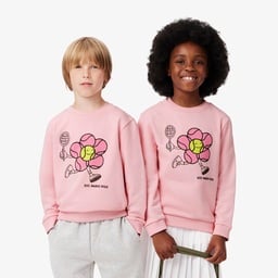 Çocuk Baskılı Pembe Sweatshirt Pembe