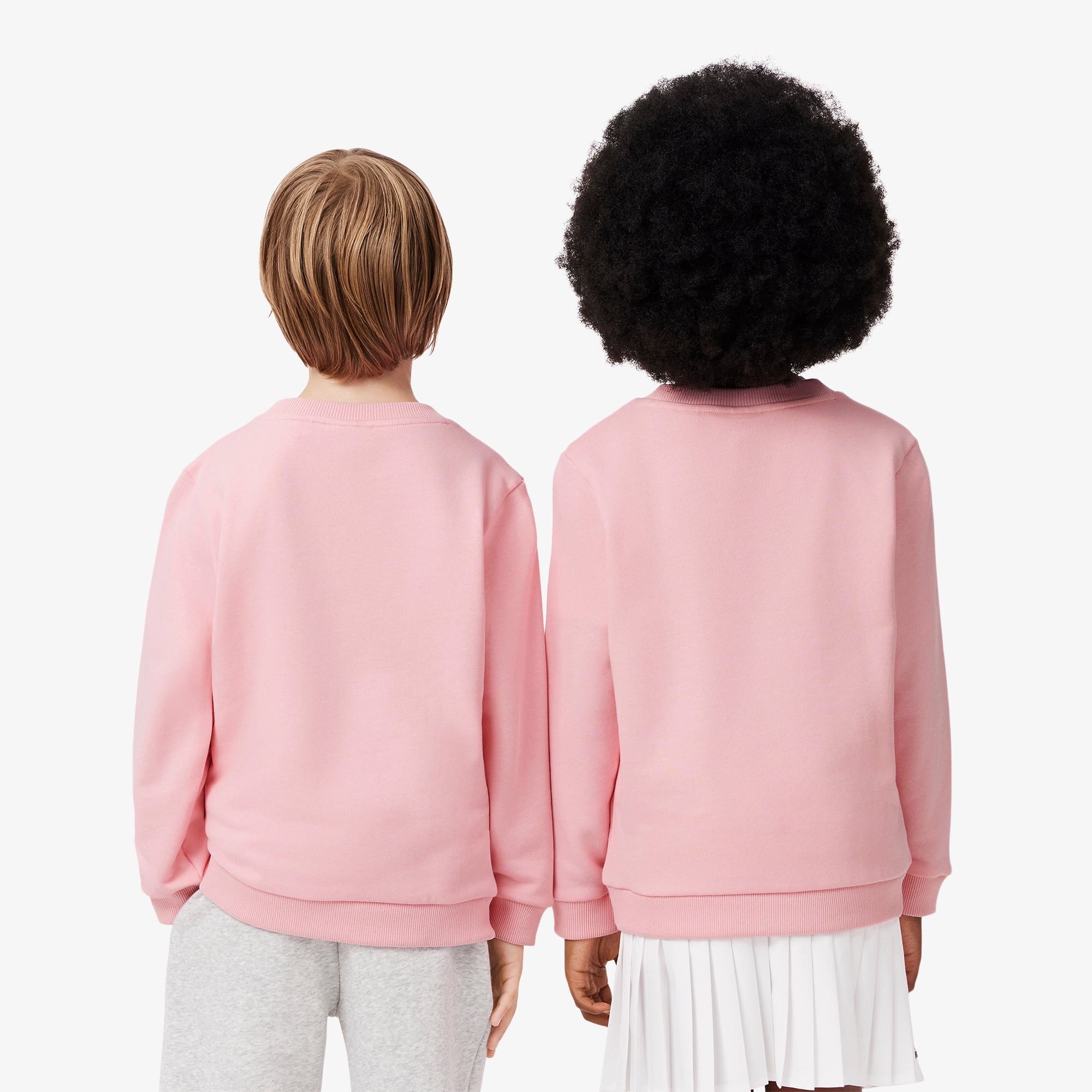 Lacoste Çocuk Baskılı Pembe Sweatshirt görsel 3