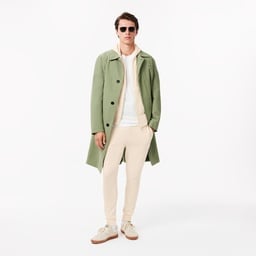 Erkek Slim Fit Krem Eşofman Altı Krem