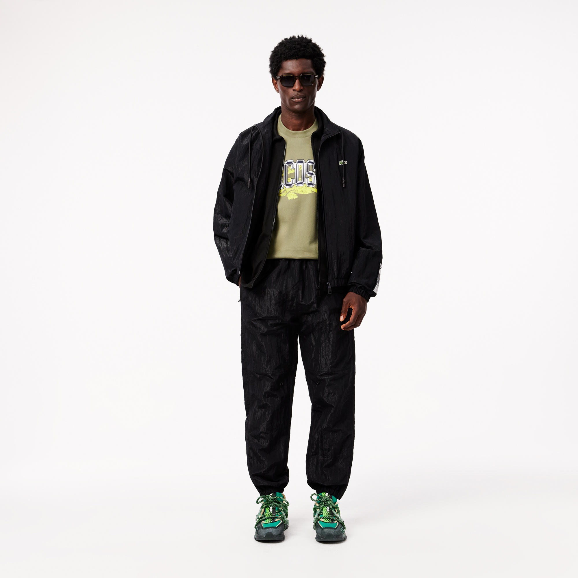 Lacoste Erkek Relaxed Fit Siyah Eşofman Altı