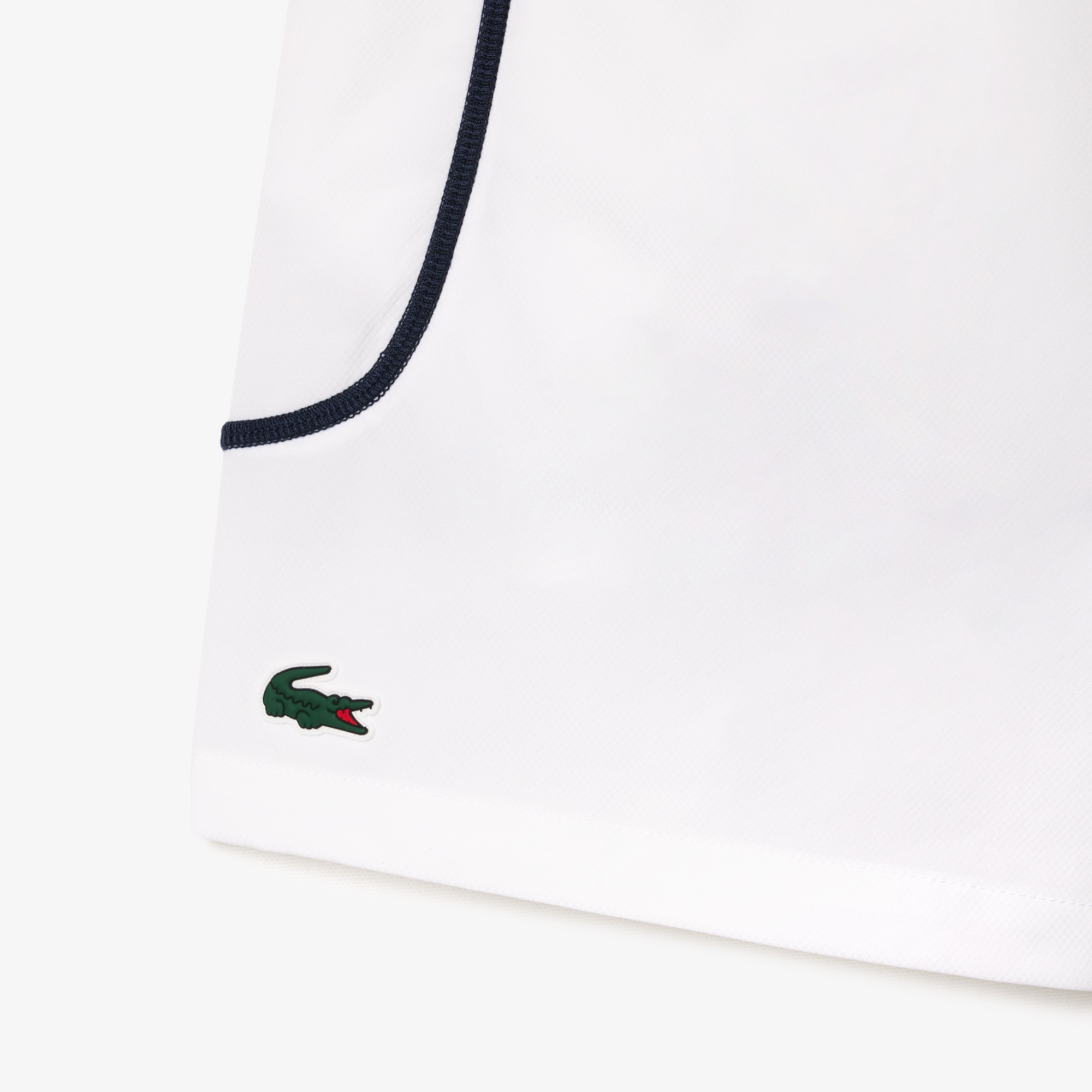 Lacoste Erkek Renk Bloklu Beyaz Şort