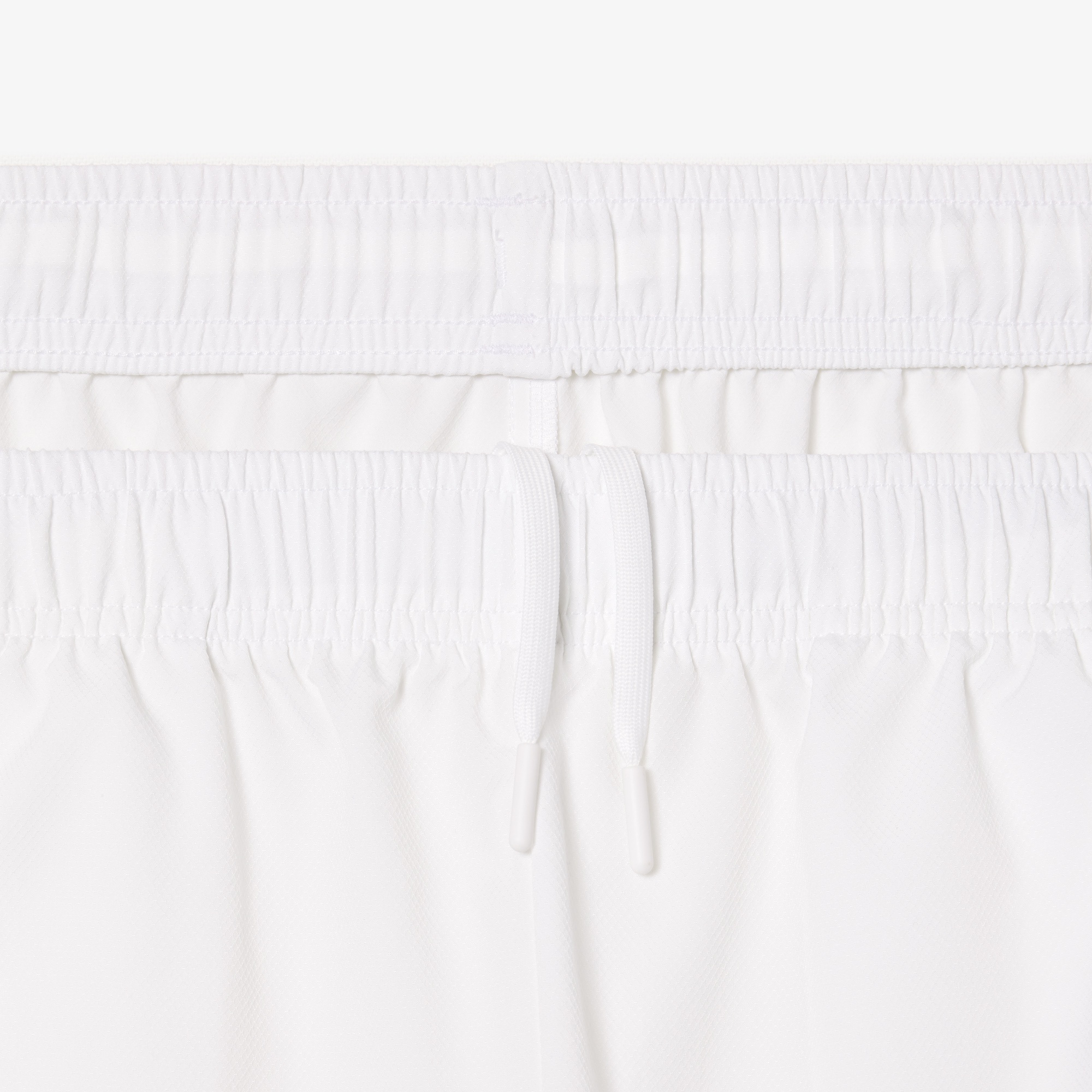 Lacoste Erkek Renk Bloklu Beyaz Şort