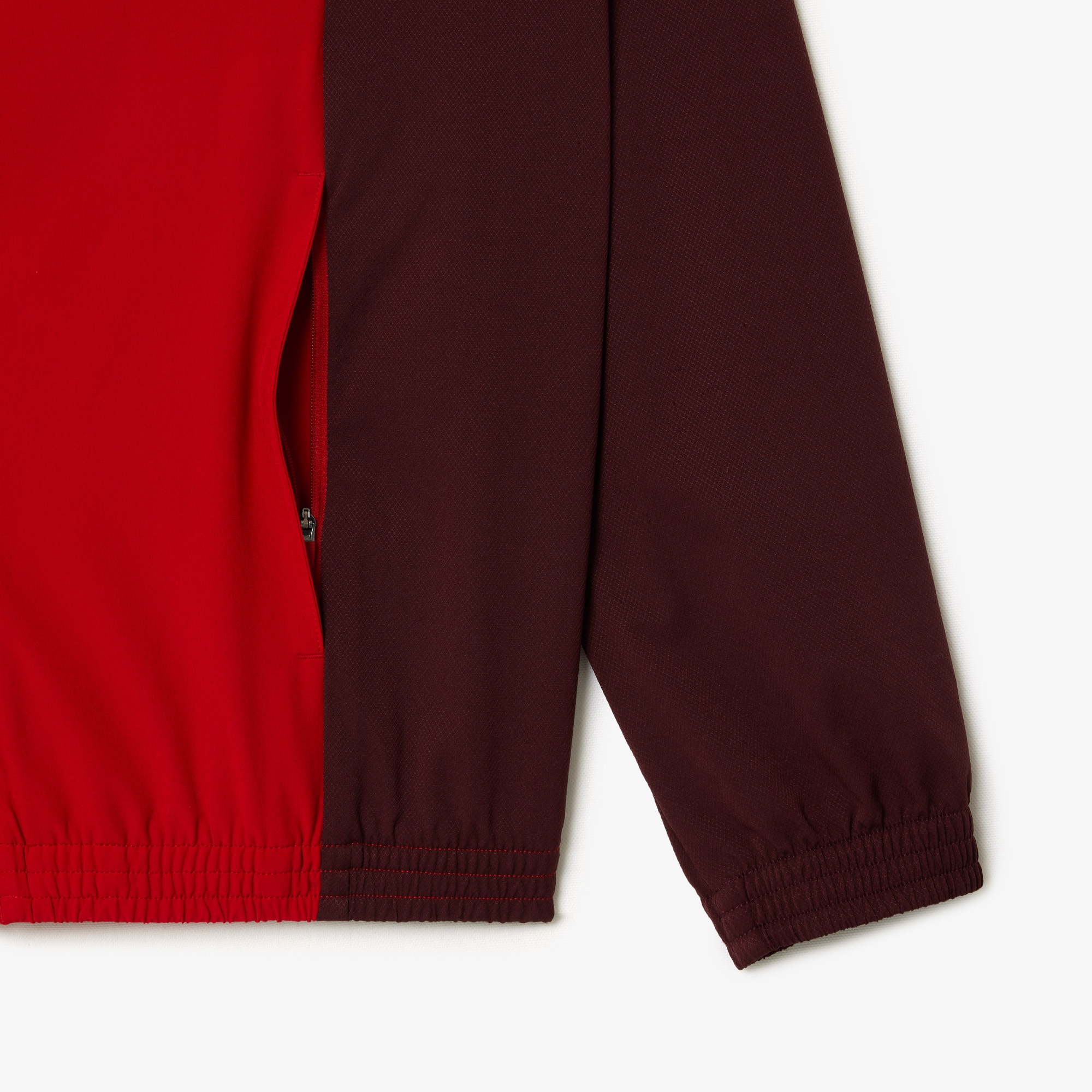 Lacoste SPORT x Novak Djokovic Erkek Regular Fit Renk Bloklu Kırmızı Eşofman Takımı