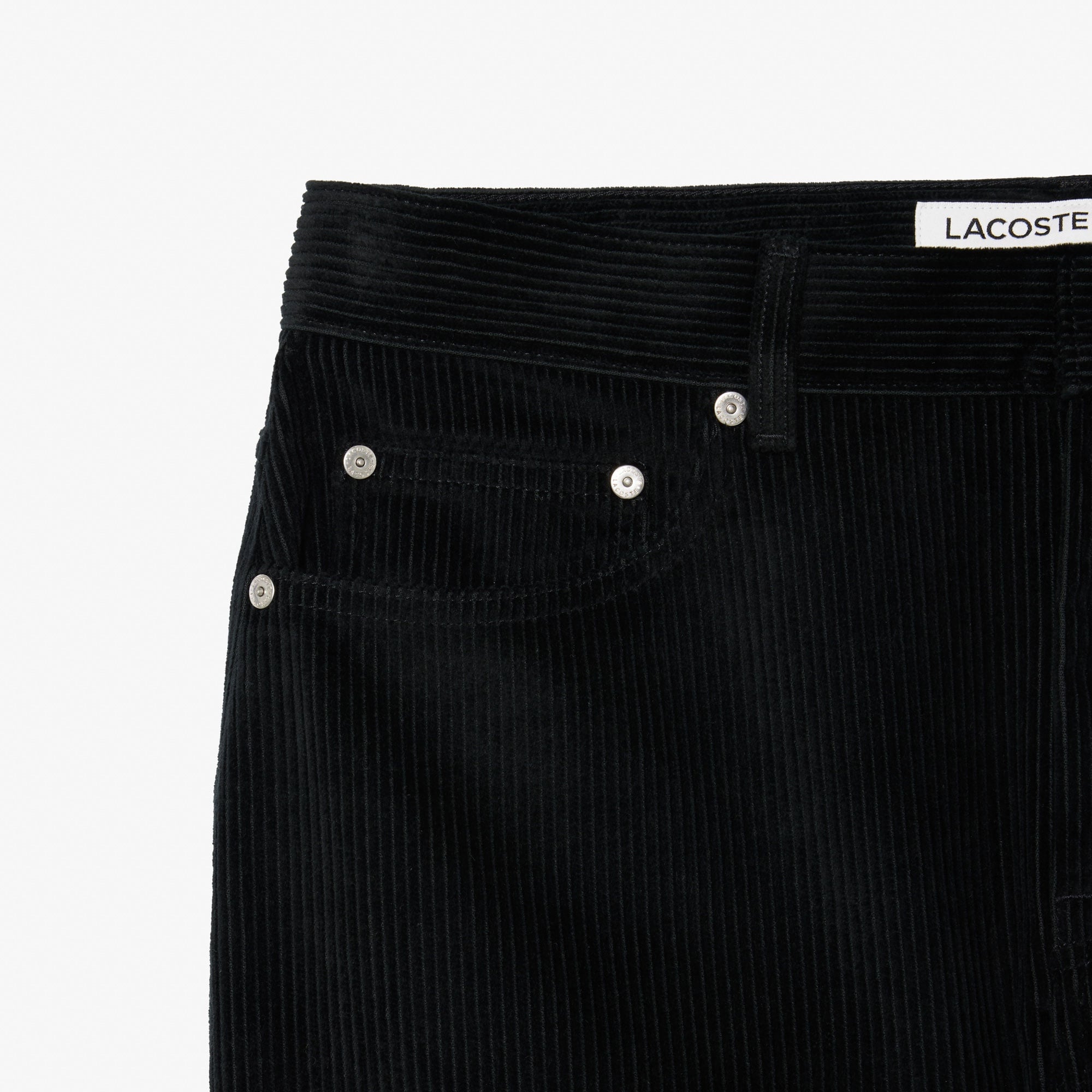 Lacoste Erkek Straight Fit Casual Siyah Pantolon