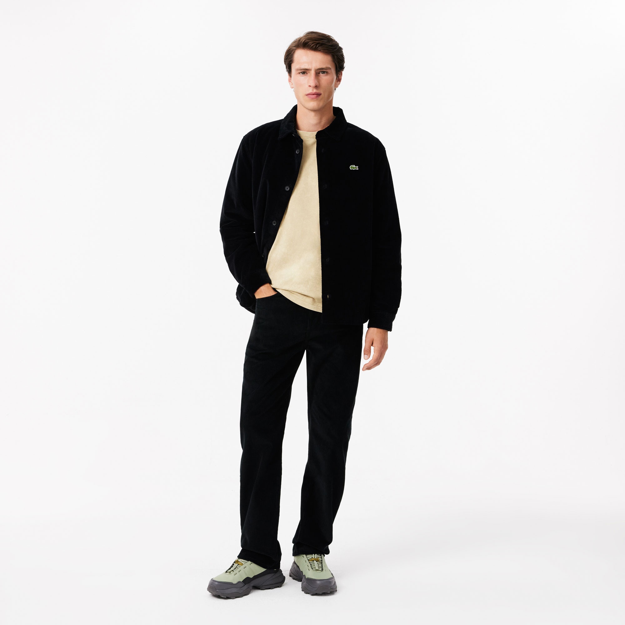 Lacoste Erkek Straight Fit Casual Siyah Pantolon