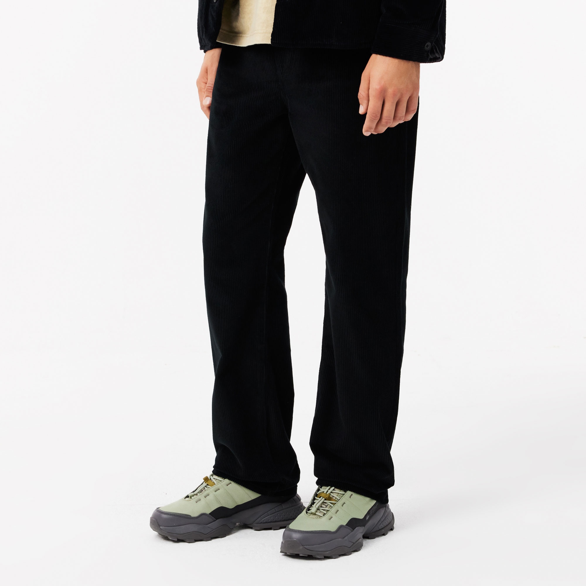 Lacoste Erkek Straight Fit Casual Siyah Pantolon