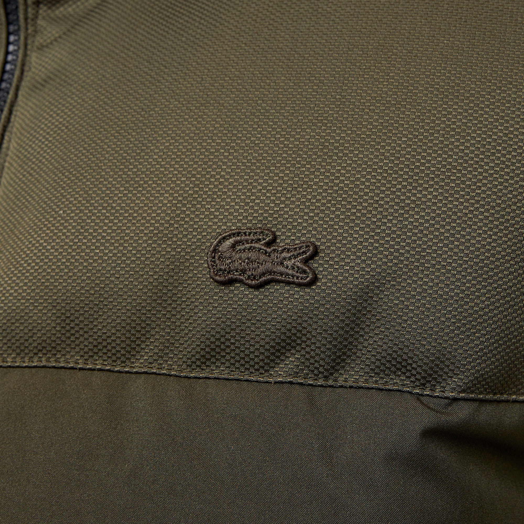 Lacoste Erkek Kapüşonlu Koyu Yeşil Şişme Yelek