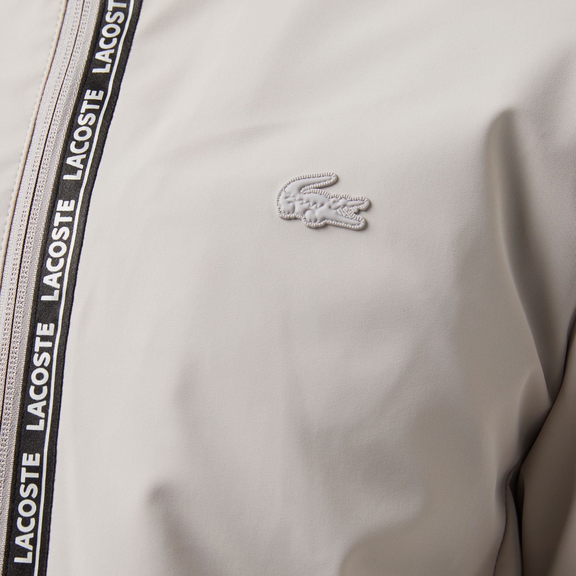 Lacoste Erkek Regular Fit Kapüşonlu Gri Mont