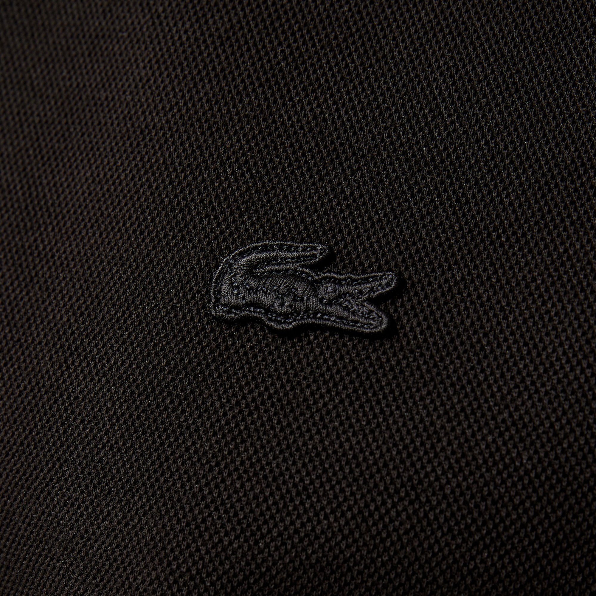 Lacoste Erkek Slim Fit Fermuarlı Siyah Sweatshirt