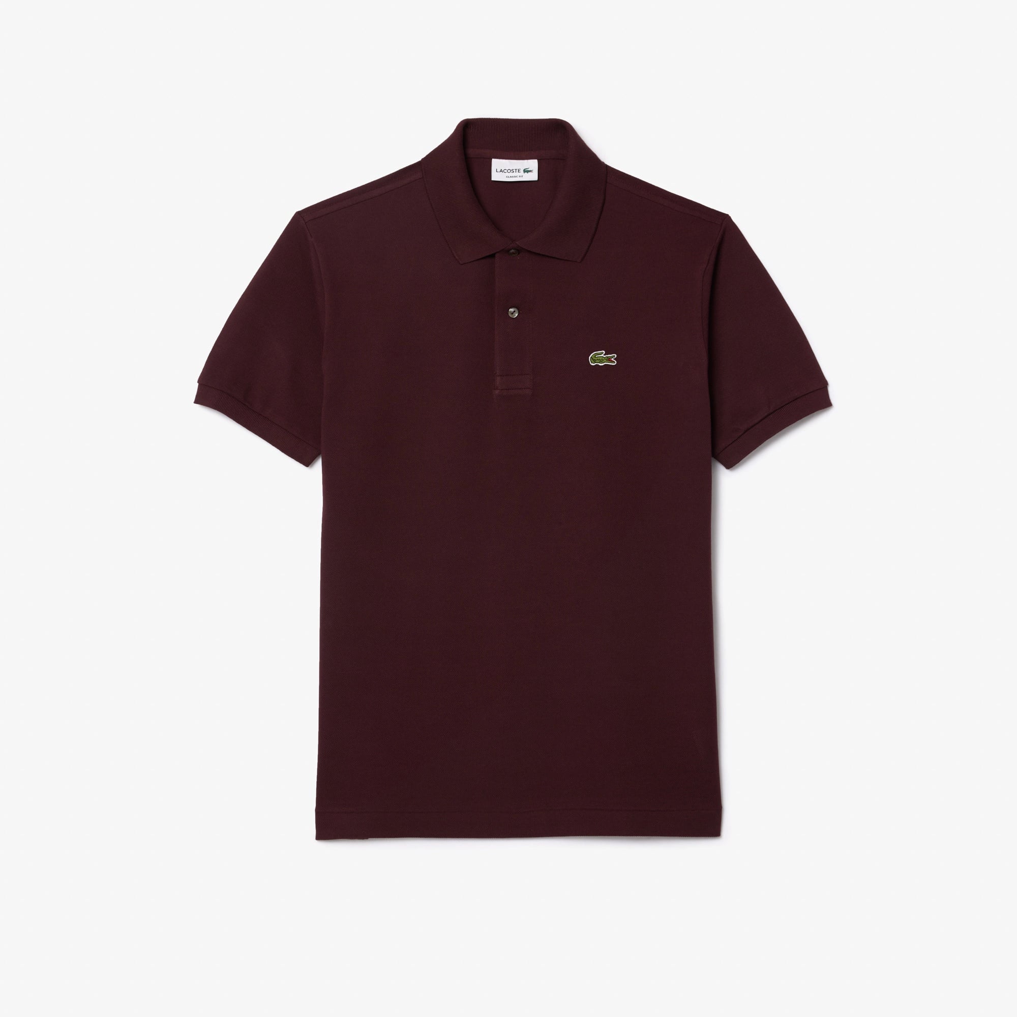 L.12.12 Erkek Classic Fit Bordo Polo