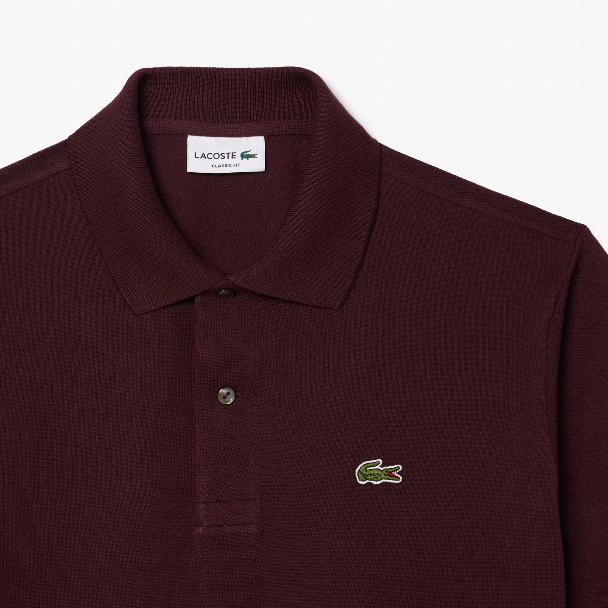 L.12.12 Erkek Classic Fit Bordo Polo