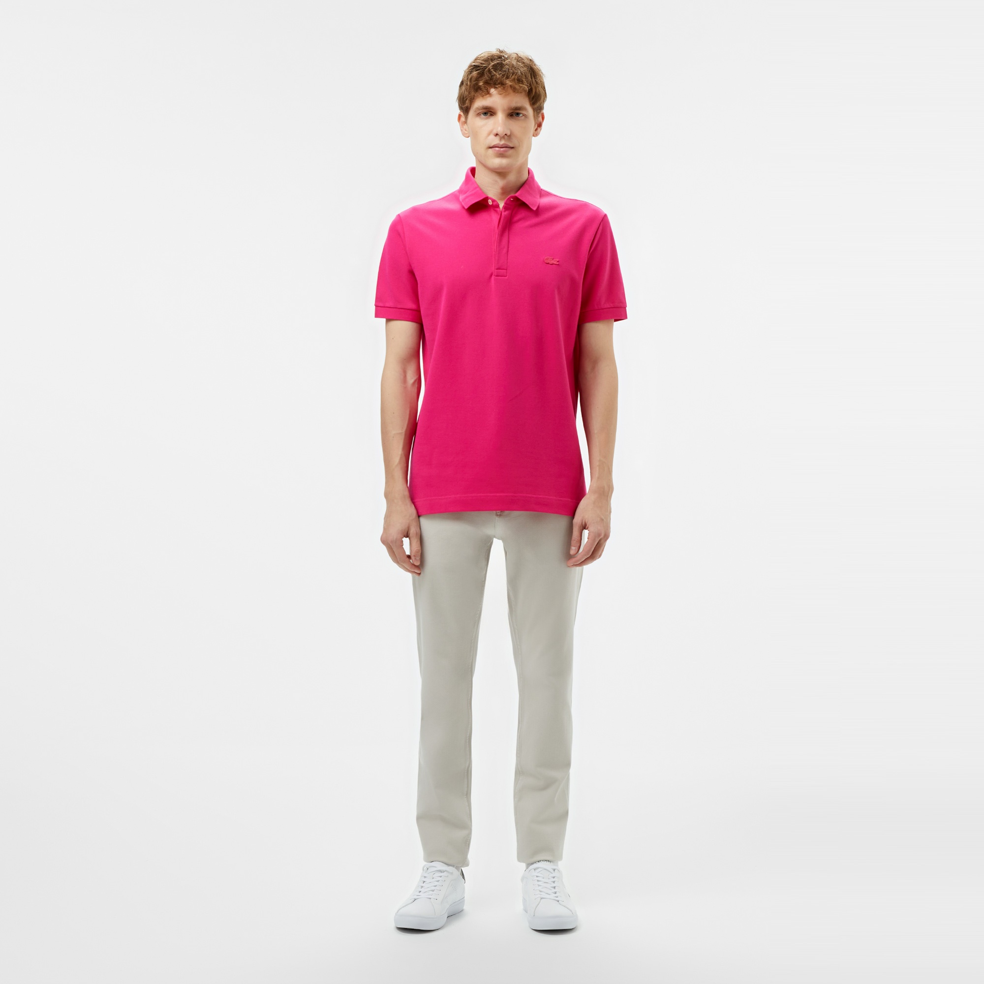 Lacoste Paris Erkek Regular Fit Pembe Polo