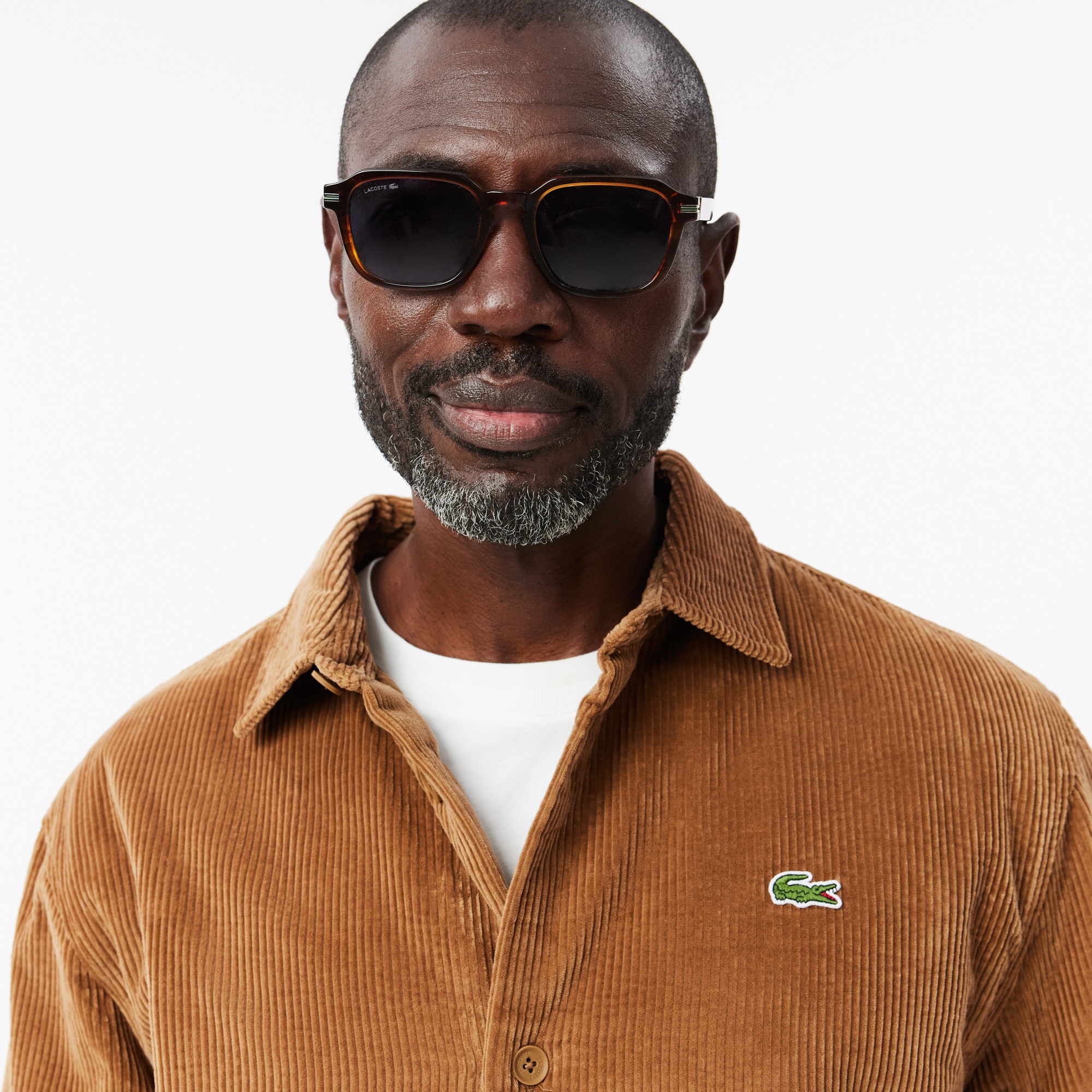 Lacoste Erkek Oversize Fit Kahverengi Gömlek