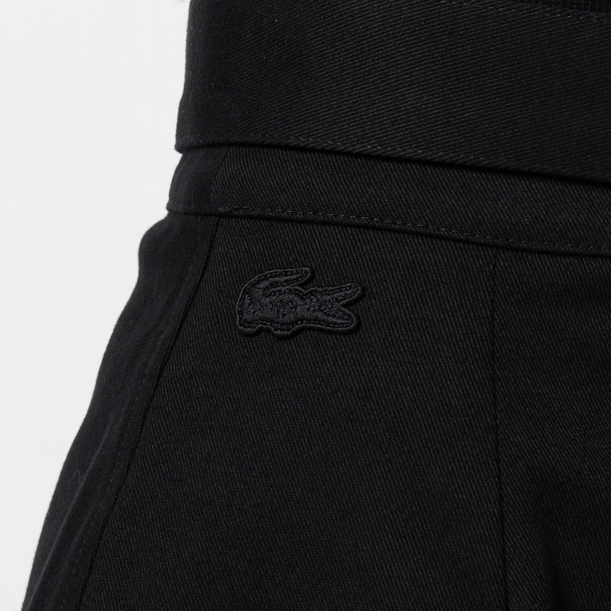 Lacoste Kadın Relaxed Fit Siyah Etek