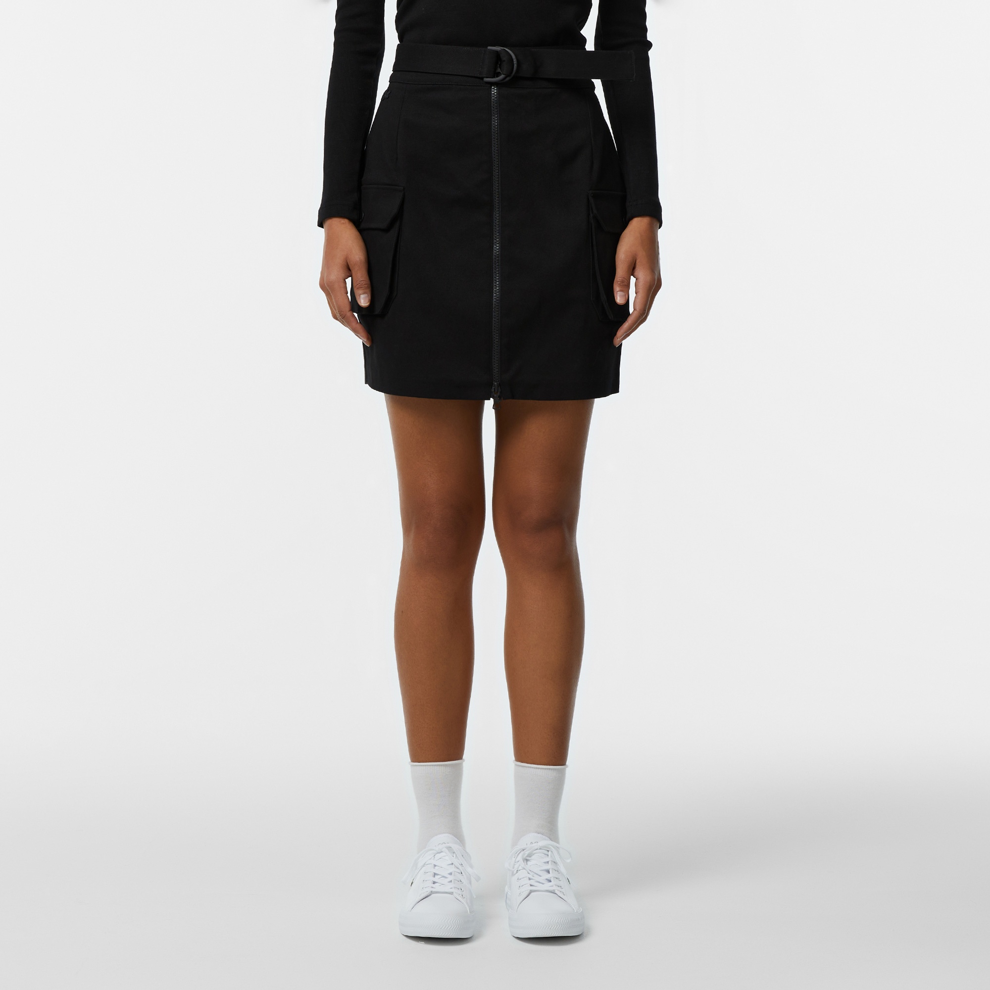 Lacoste Kadın Relaxed Fit Siyah Etek