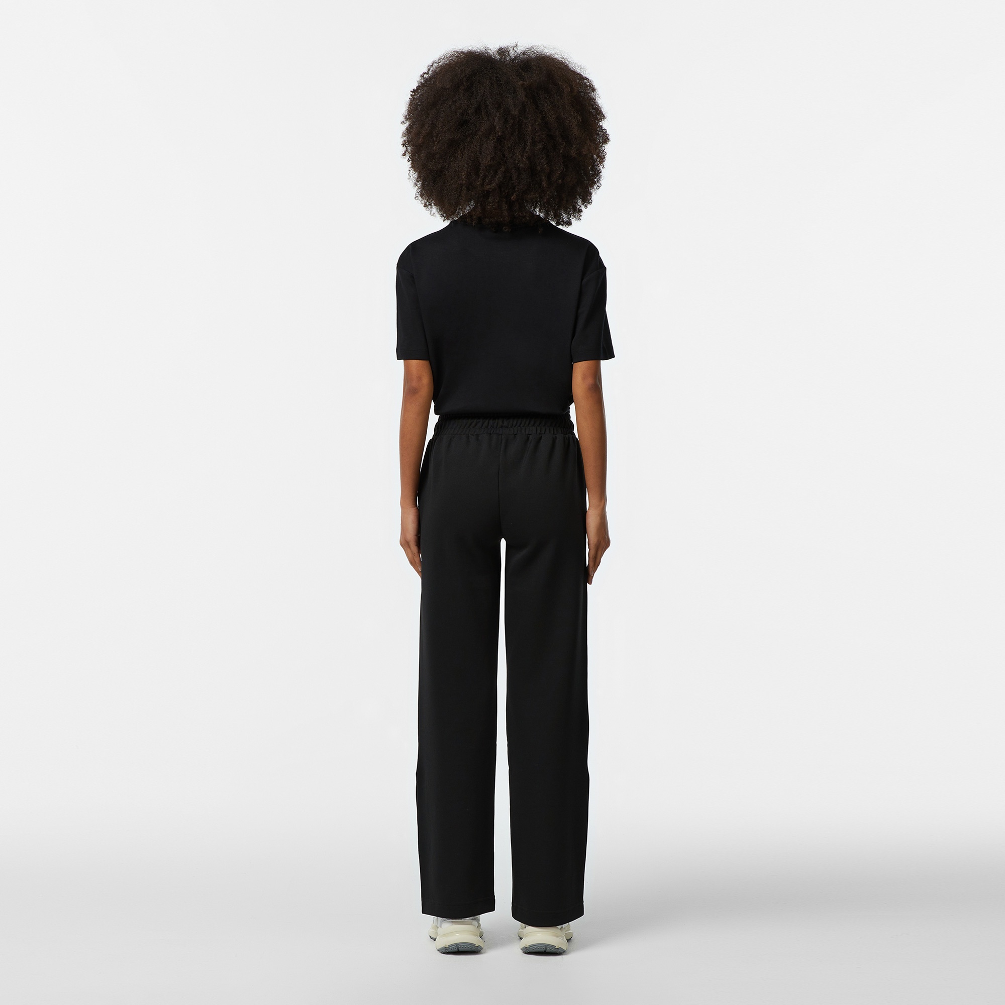 Lacoste Kadın Straight Fit Siyah Eşofman Altı