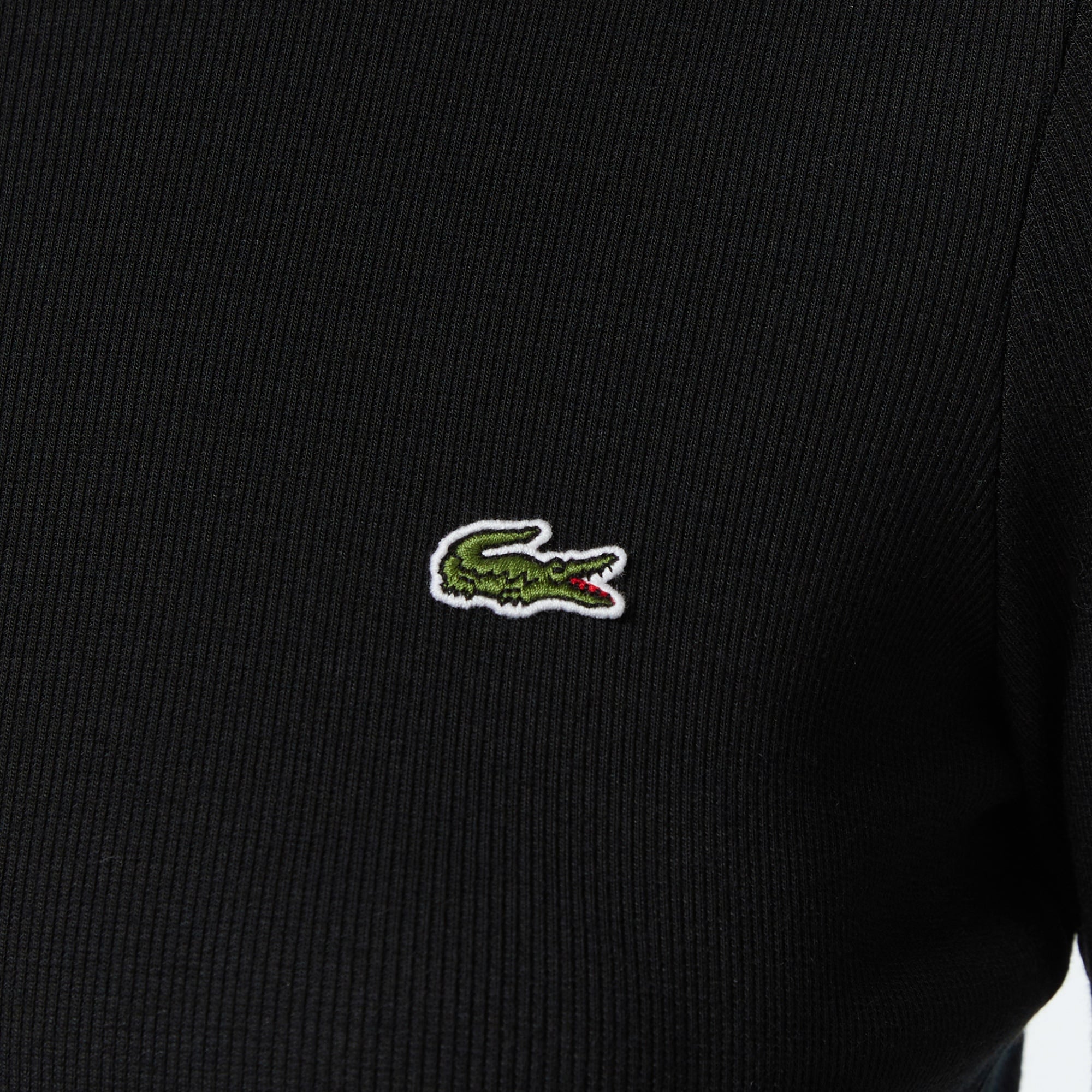 Kadın Slim Fit Uzun Kollu Bisiklet Yaka Siyah T-Shirt