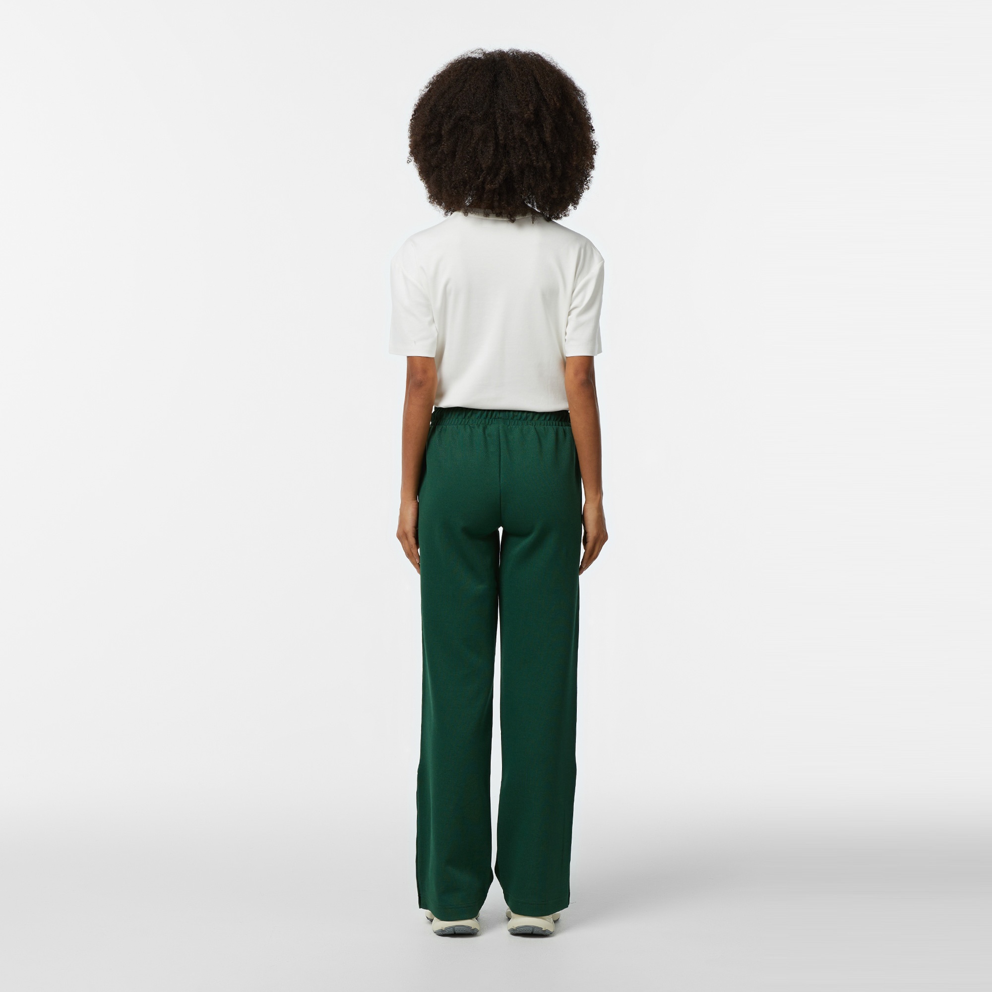 Lacoste Kadın Straight Fit Koyu Yeşil Eşofman Altı