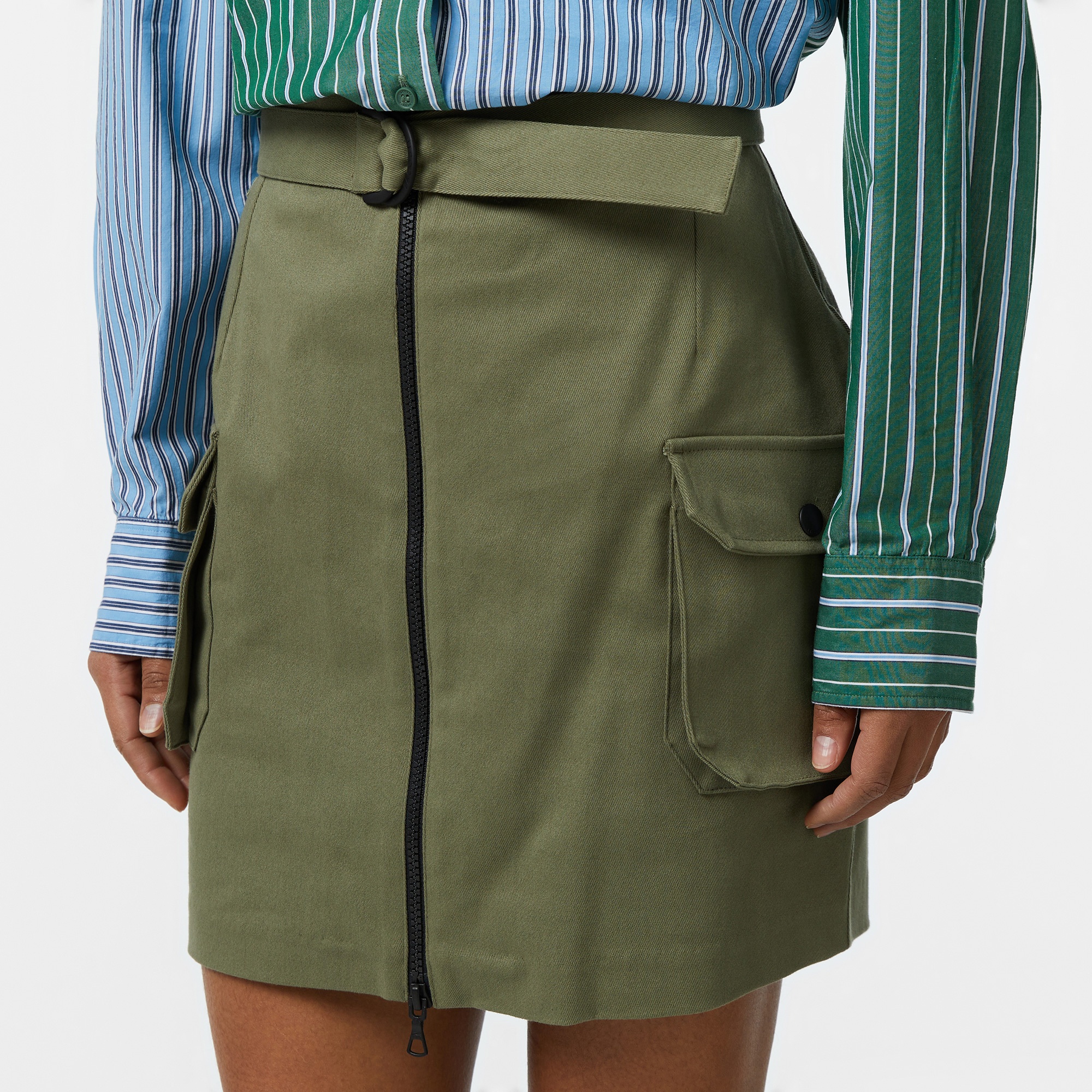 Lacoste Kadın Relaxed Fit Haki Etek