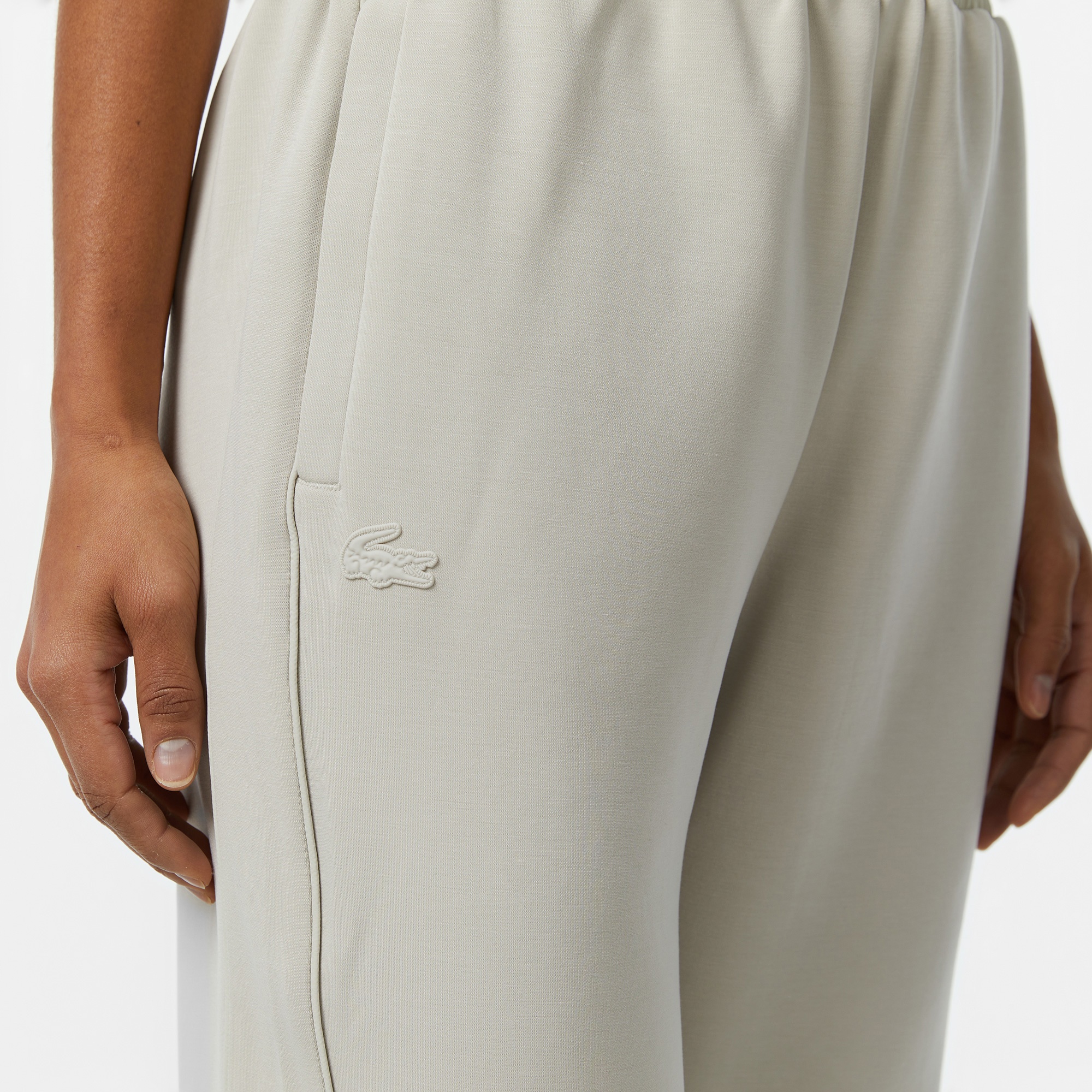 Lacoste Kadın Relaxed Fit Gri Eşofman Altı