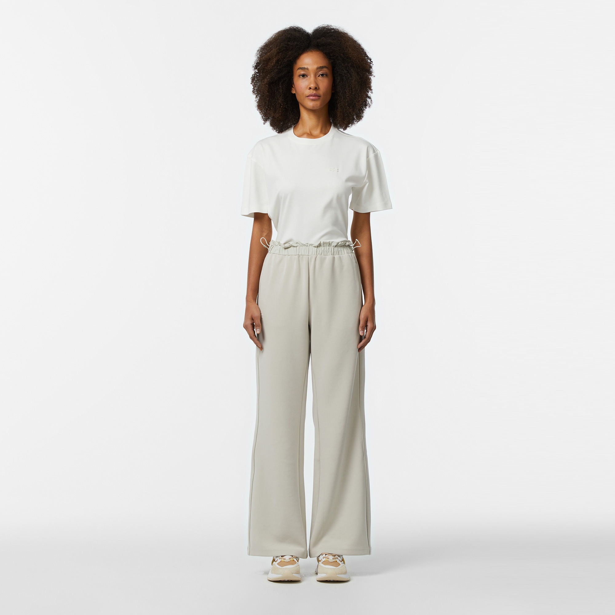 Lacoste Kadın Relaxed Fit Gri Eşofman Altı