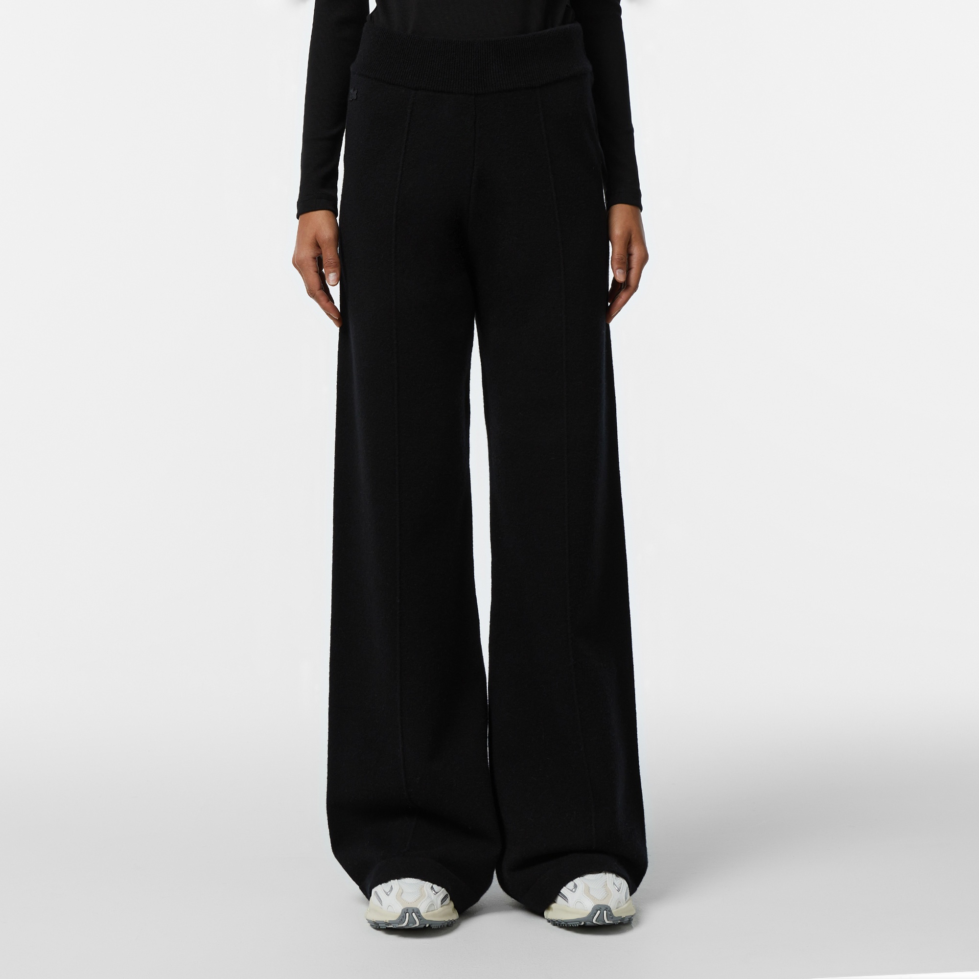 Lacoste Kadın Relaxed Fit Siyah Pantolon