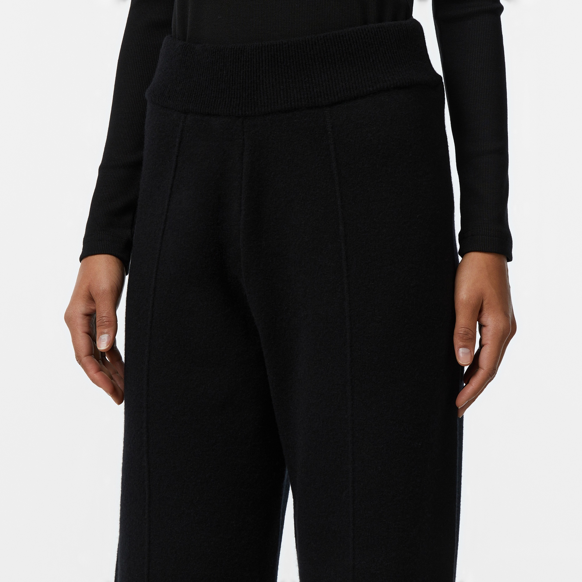 Lacoste Kadın Relaxed Fit Siyah Pantolon