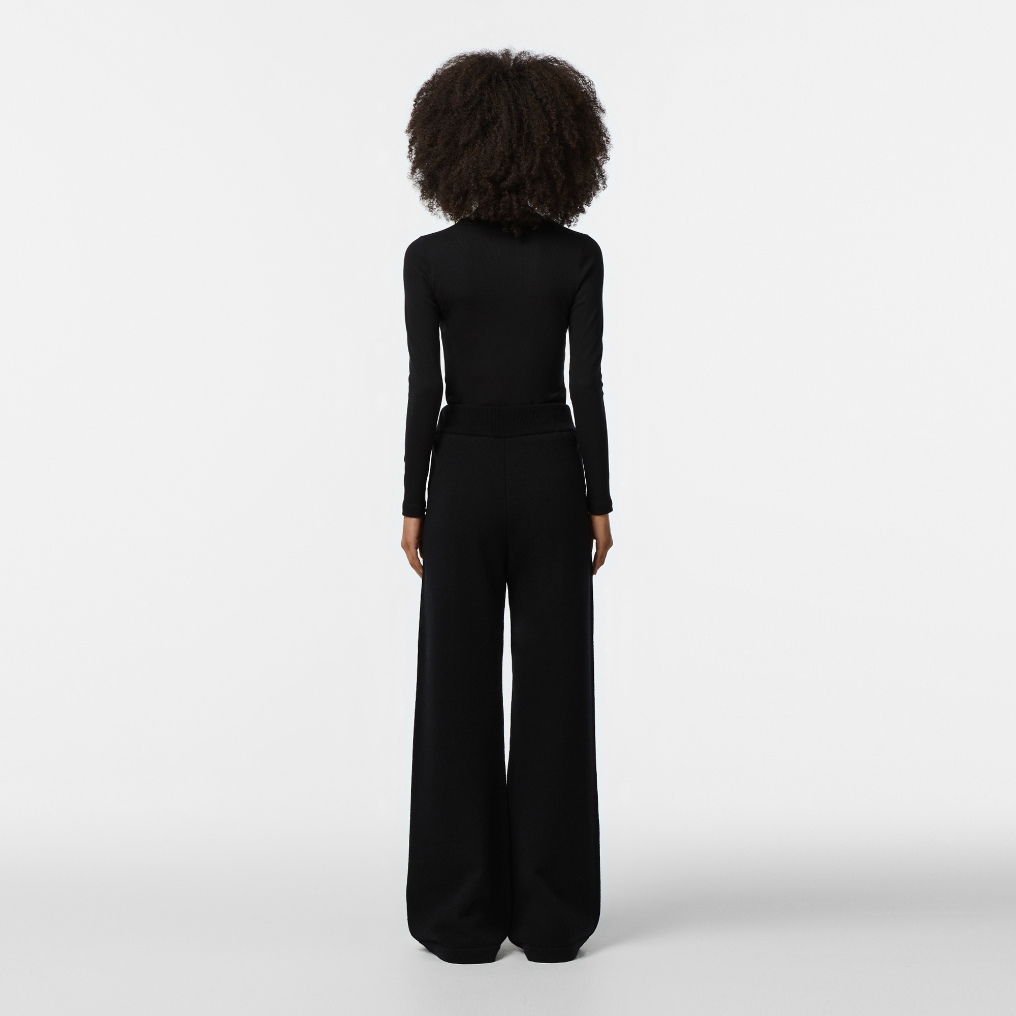 Lacoste Kadın Relaxed Fit Siyah Pantolon