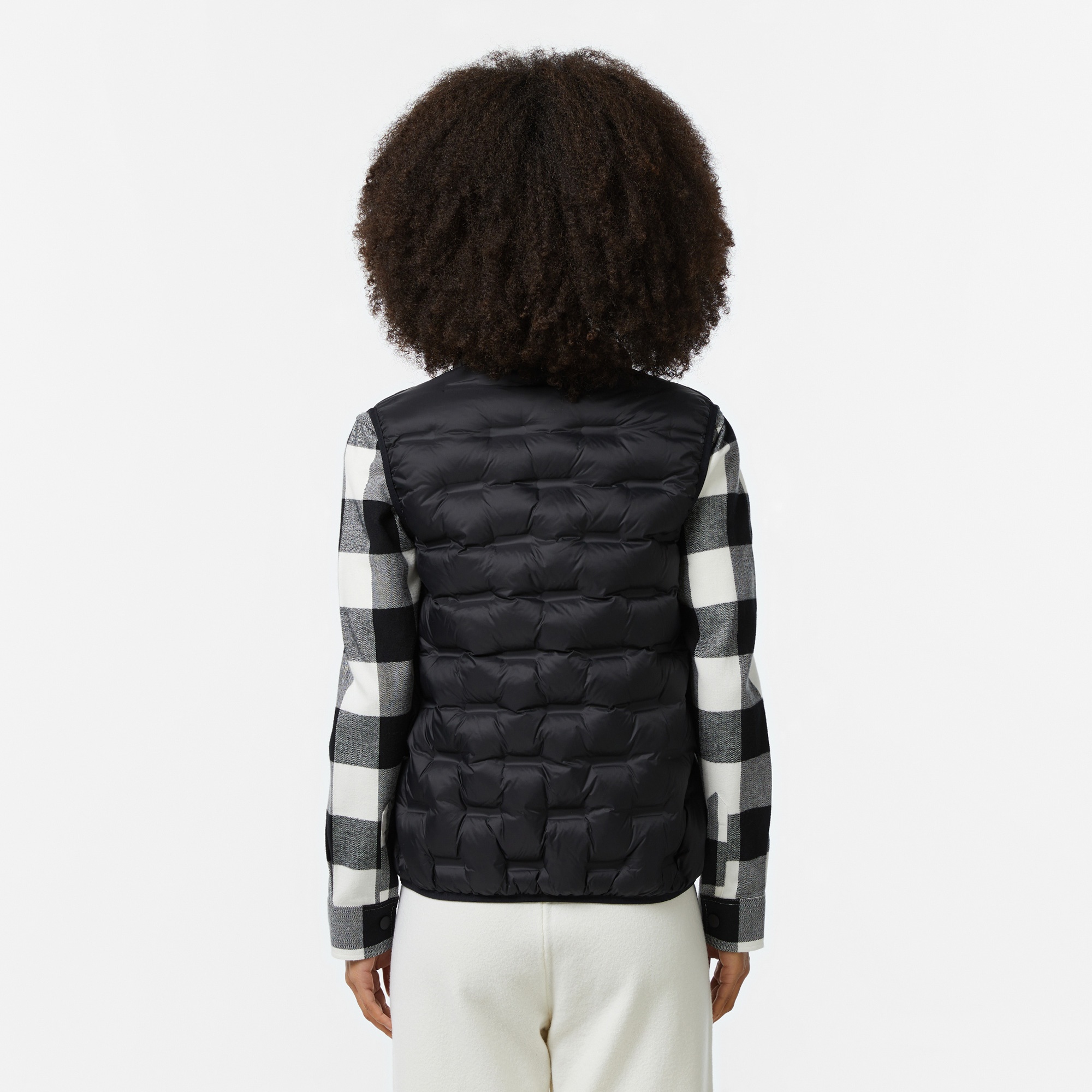 Lacoste Kadın Kapitone Regular Fit Kapüşonlu Kapitone Siyah Yelek