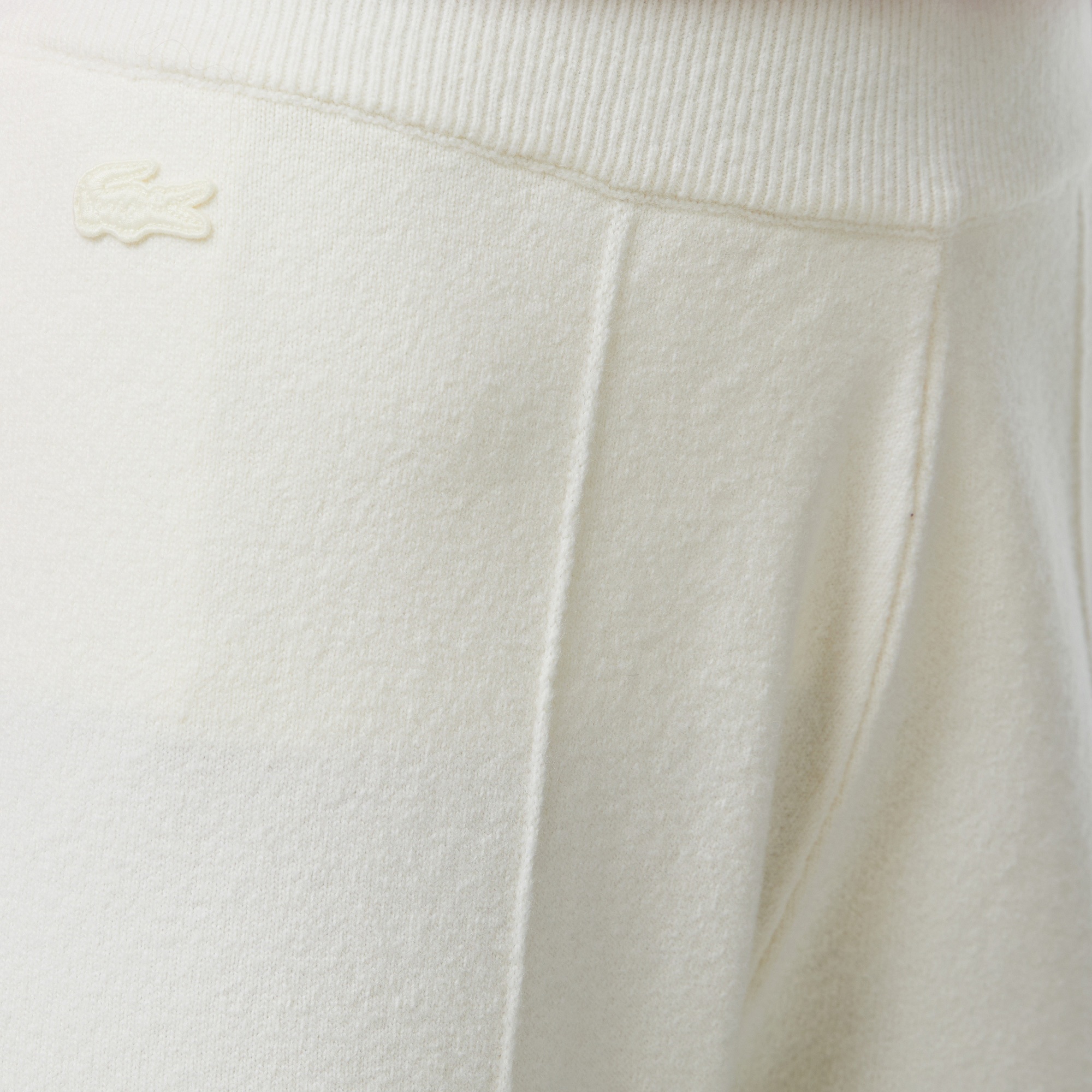 Lacoste Kadın Relaxed Fit Beyaz Pantolon