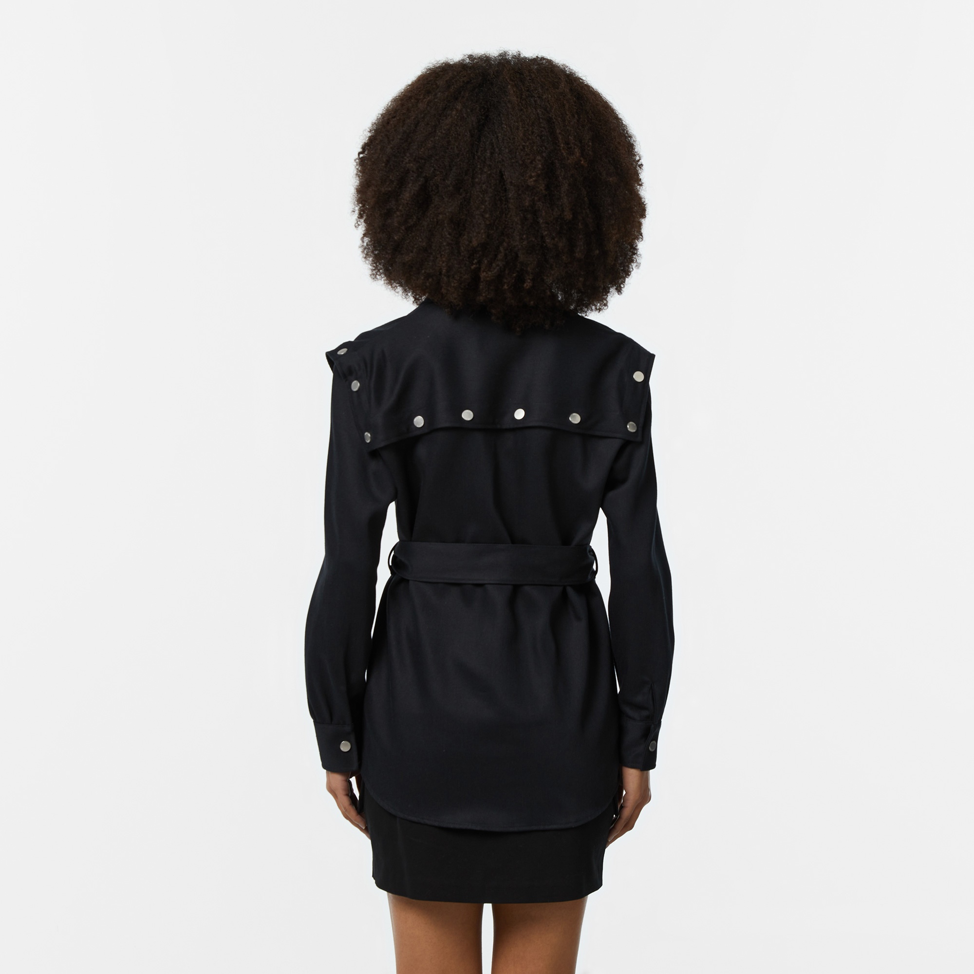 Lacoste Kadın Regular Fit Siyah Gömlek