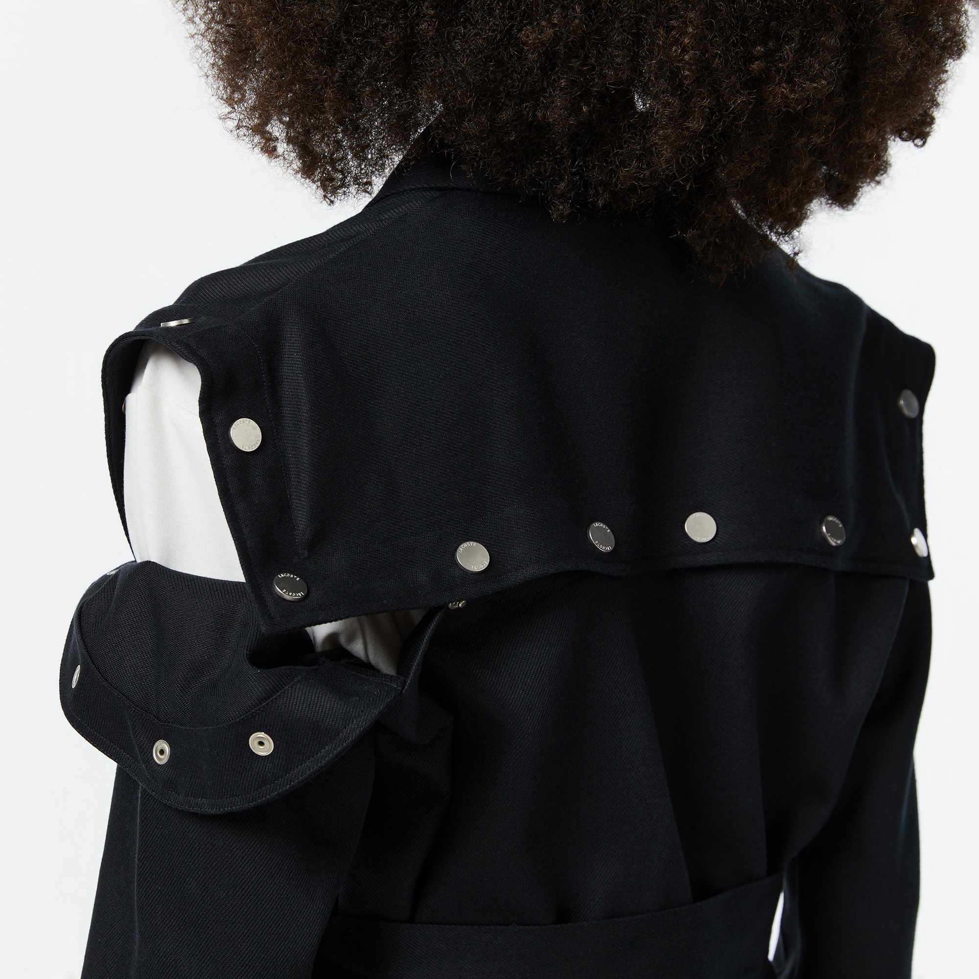 Lacoste Kadın Regular Fit Siyah Gömlek