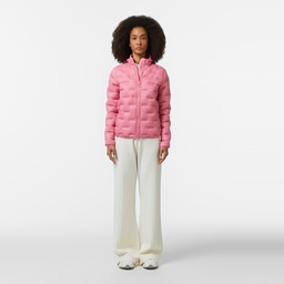 Lacoste Kadın Regular Fit Kapüşonlu Kapitone Pembe Mont Pembe