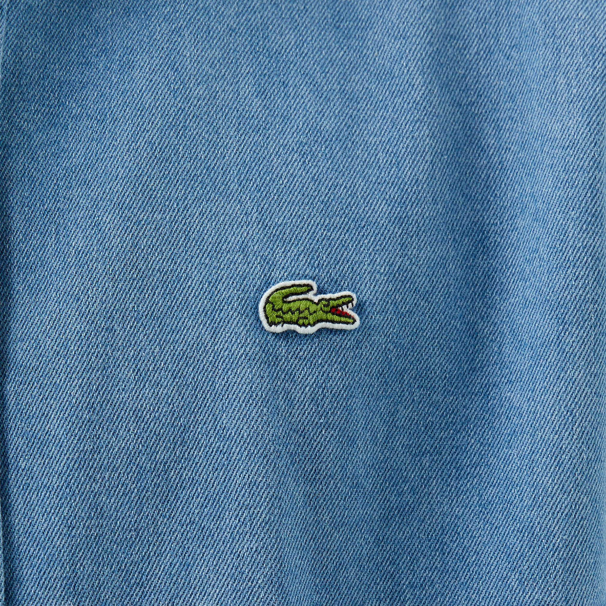Lacoste Erkek Regular Fit Denim Mavi Gömlek